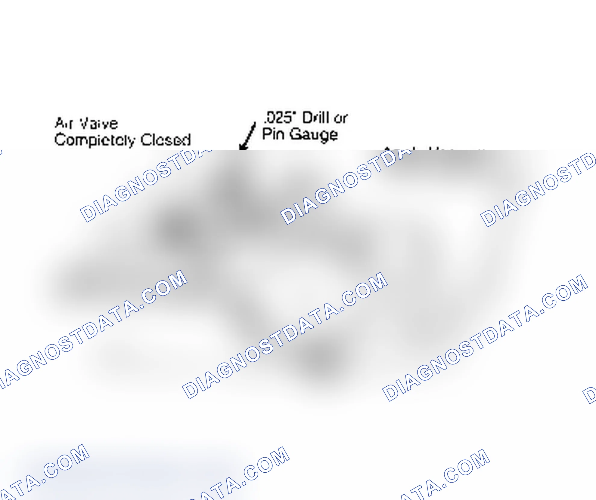 Scheme 14: Air Valve Rod Adjustment - Front Air valve must be completely closed.