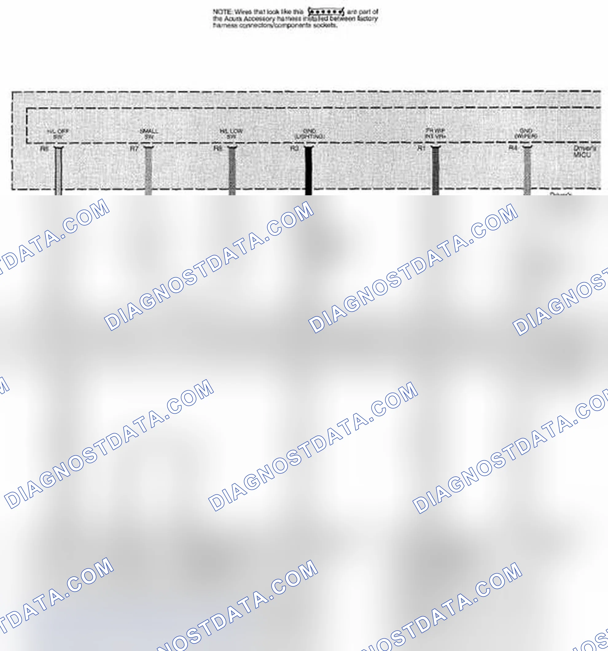 Scheme 217: Remote Starting System Circuit Diagram (Acura Accessory: Without Keyless Access) (Page 21-30)