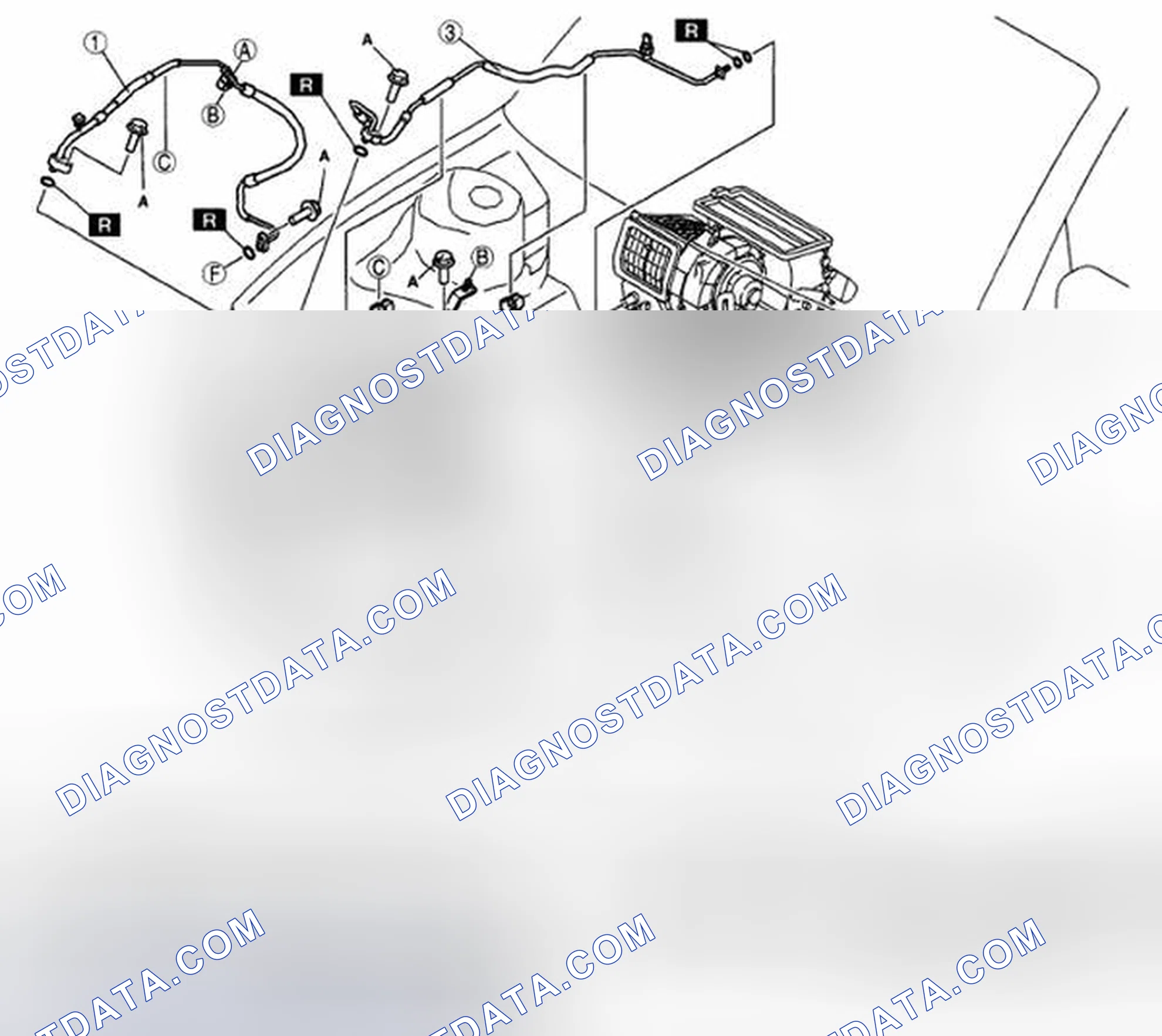 Scheme 111: REFRIGERANT LINES REMOVAL/INSTALLATION [LF, L3]