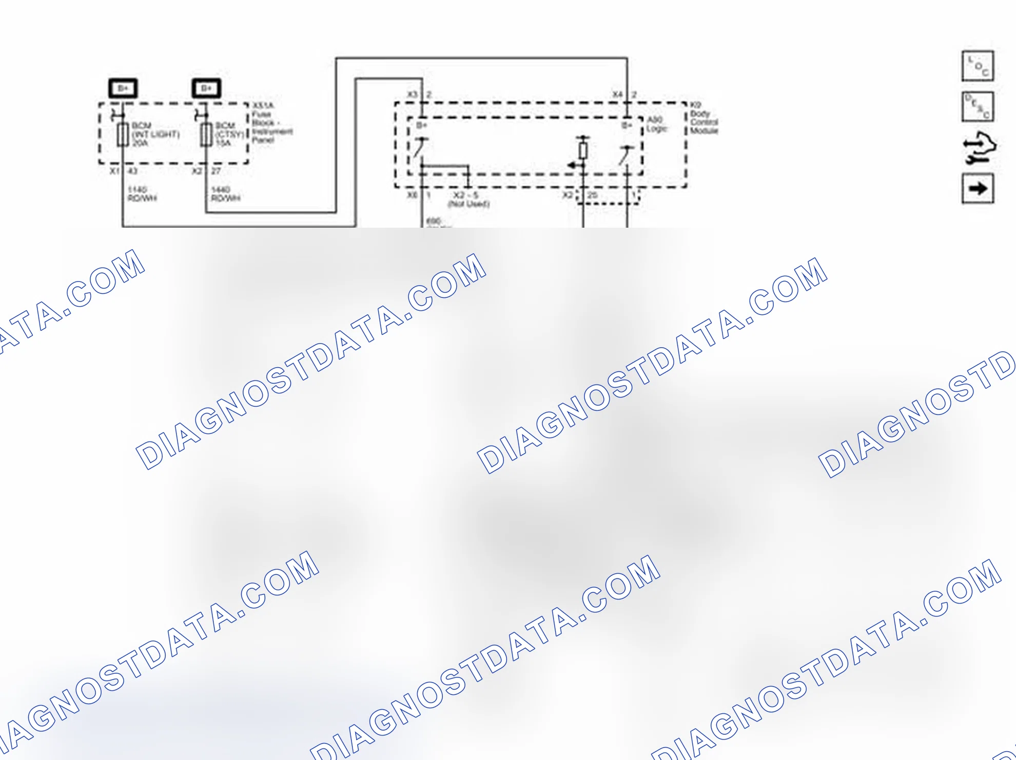 Scheme 9: Dome/Reading, Ignition Switch and Rear Compartment Courtesy Lamps Wiring Schematics