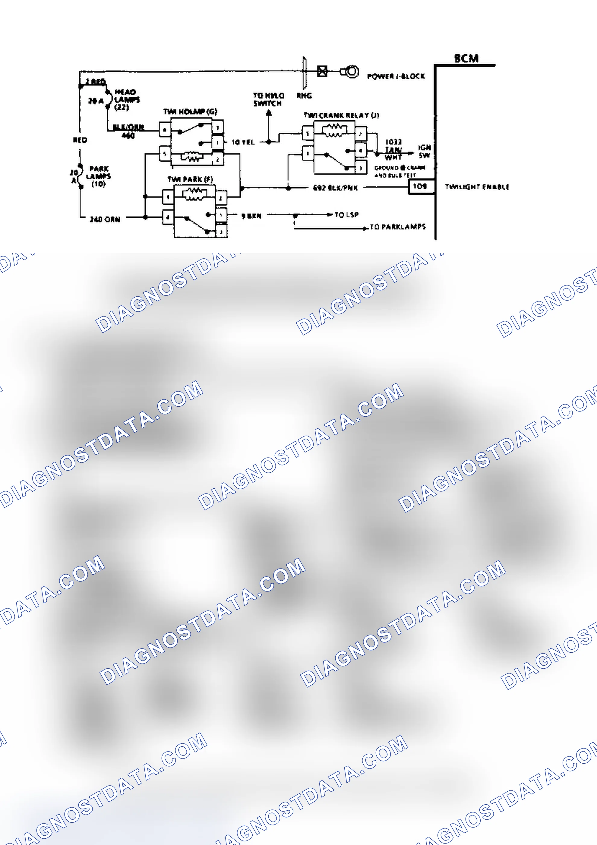 Scheme 27: Code B420, Twilight Relays Circuit (3 of 3)
