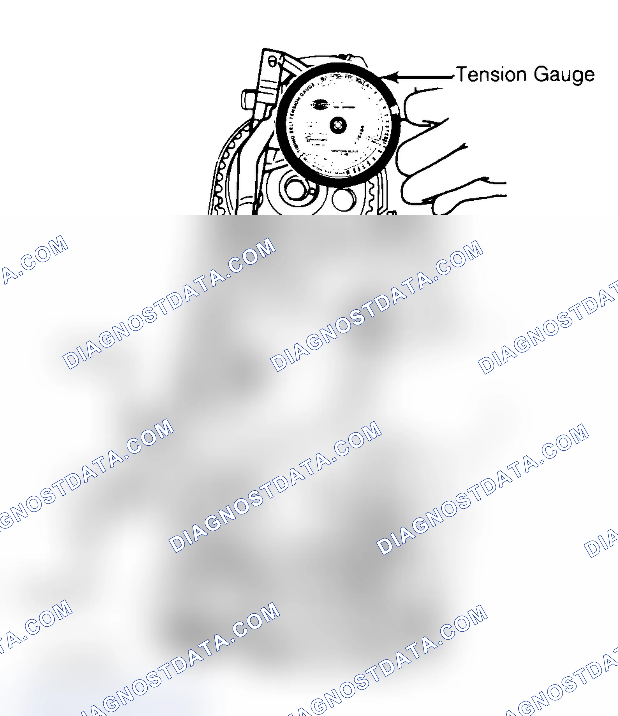 Scheme 28: Adjusting Typical Timing Belt Tension