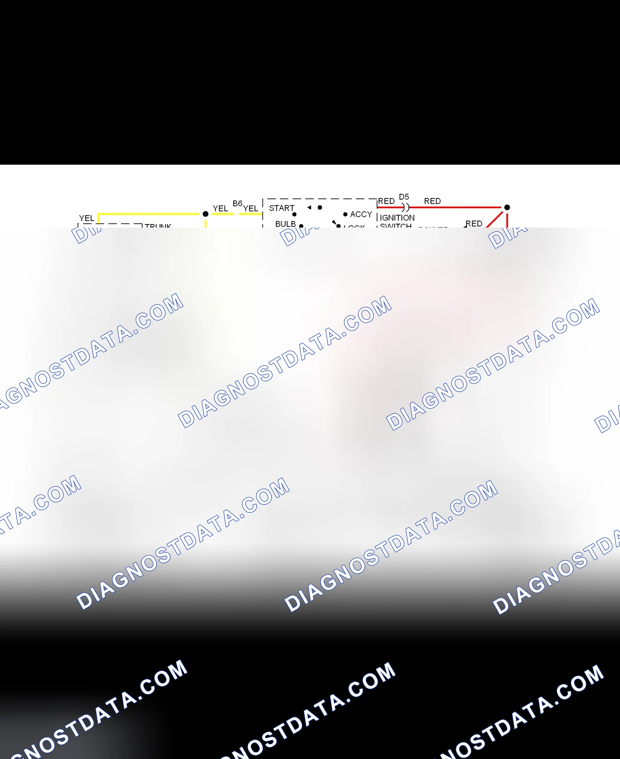 Fig. 16: Starter System Schematic (DeVille 4.9L)