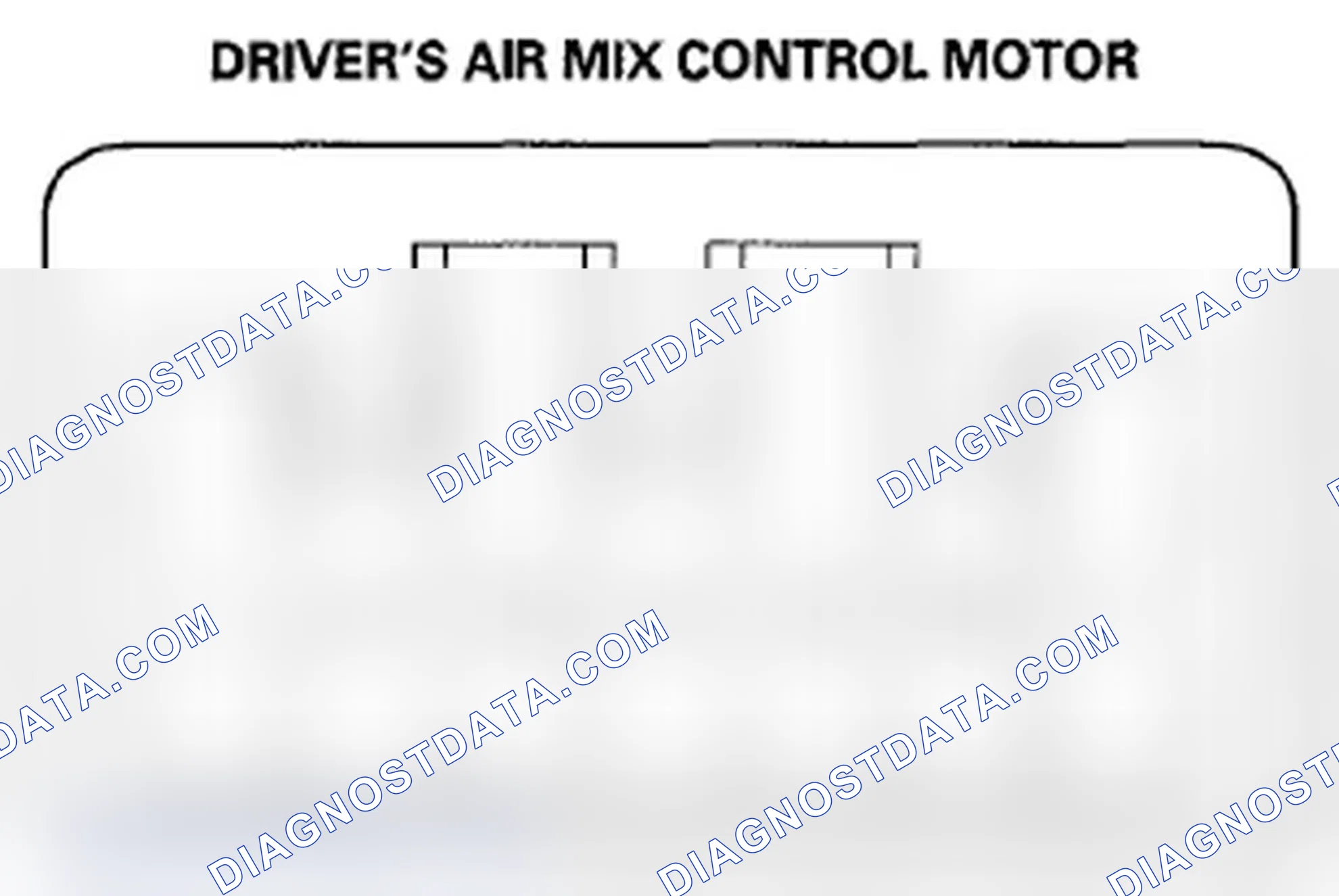 Scheme 155: Driver's Air Mix Control Motor Test