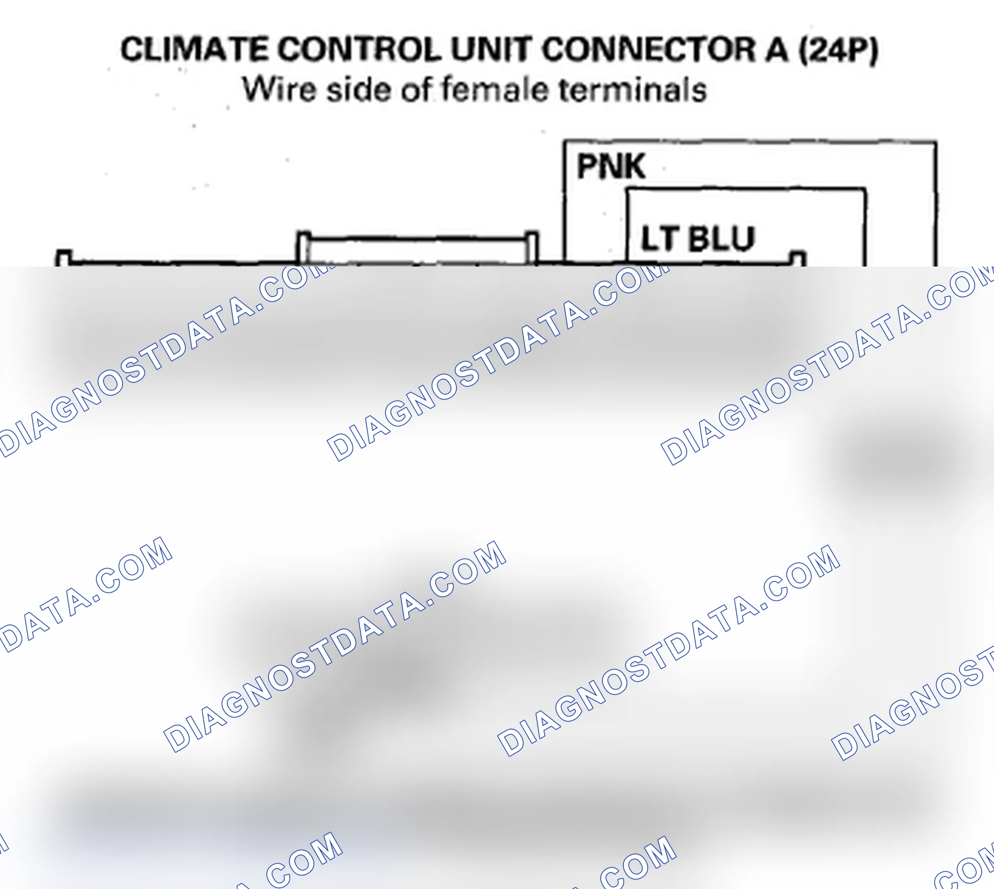 Scheme 41: DTC B1235 or DTC indicator L: A Problem in the Air Mix Control Motor Circuit, Linkage, Door, or Moto