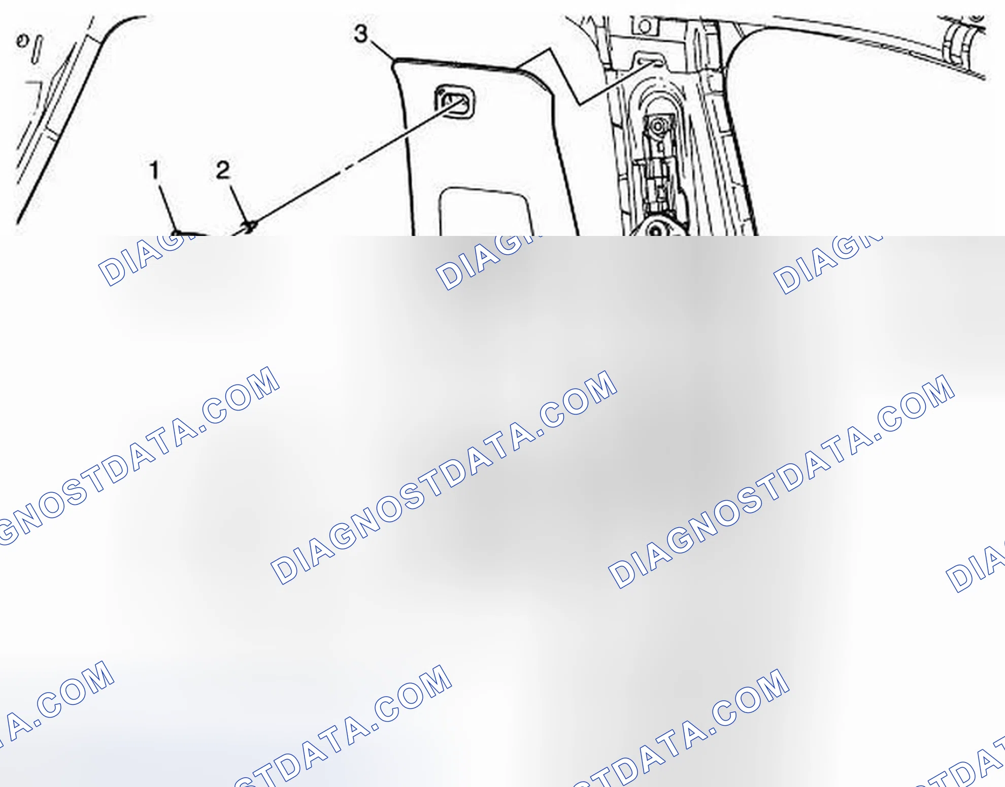 Scheme 1: Center Pillar Upper Trim Panel Replacement