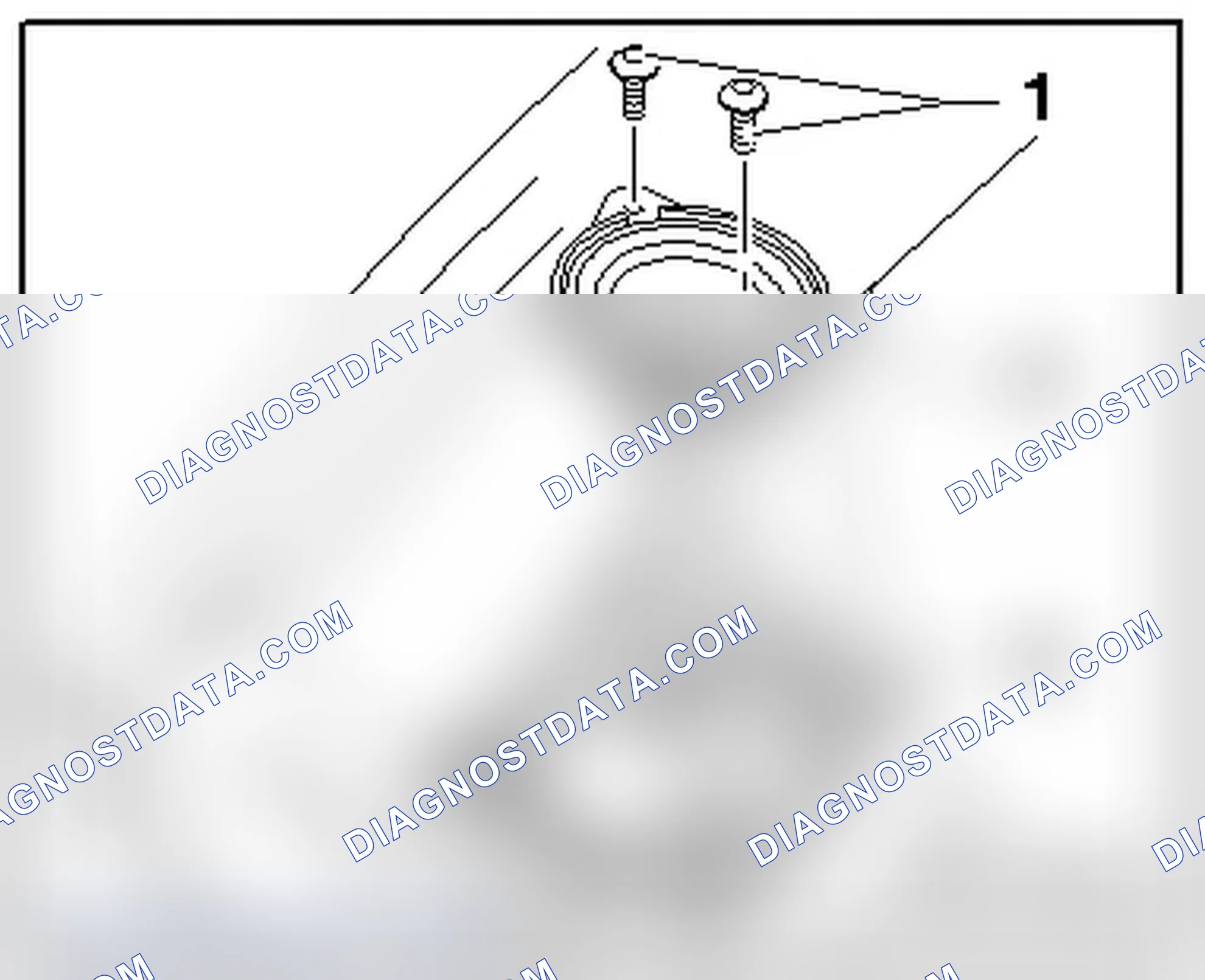 Scheme 122: MIDRANGE SPEAKER B+O AND FRONT TREBLE SPEAKER