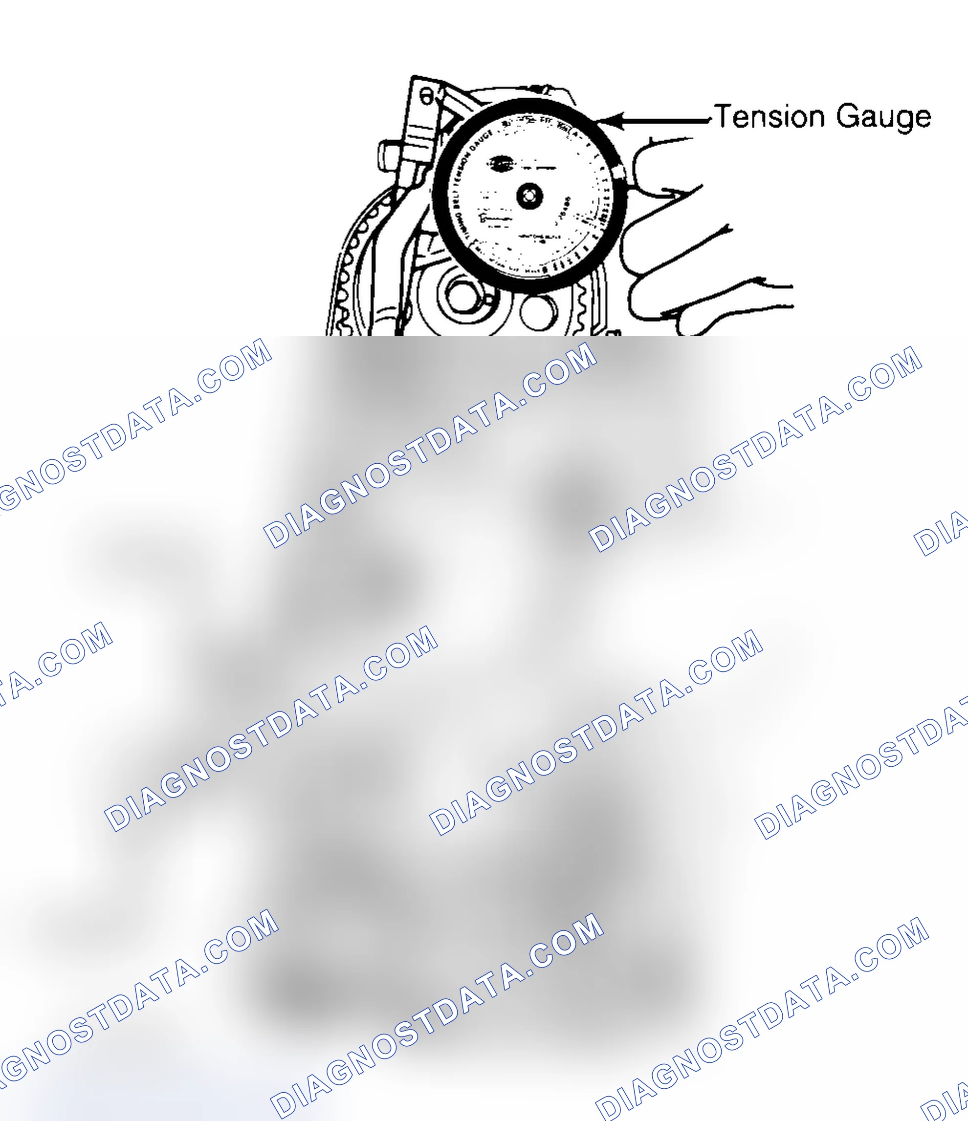 Scheme 28: Adjusting Typical Timing Belt Tension