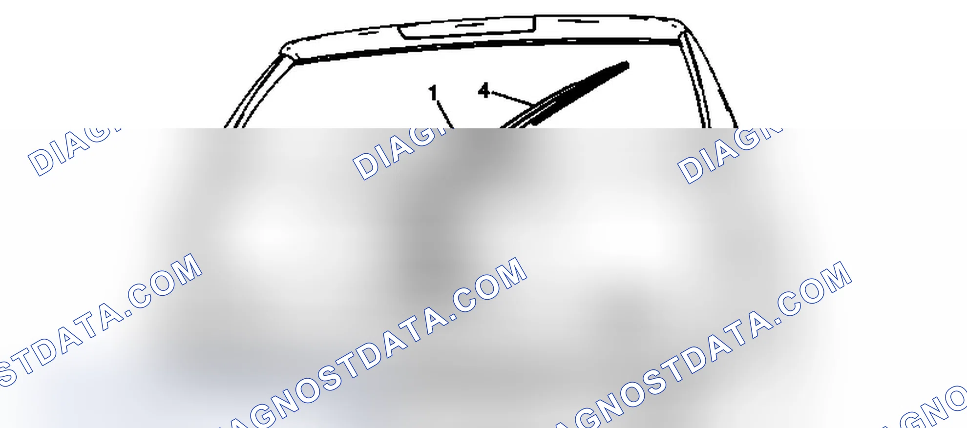 Scheme 10: Rear Window Wiper Arm Replacement (Yukon, Tahoe, Hybrid Two-mode)