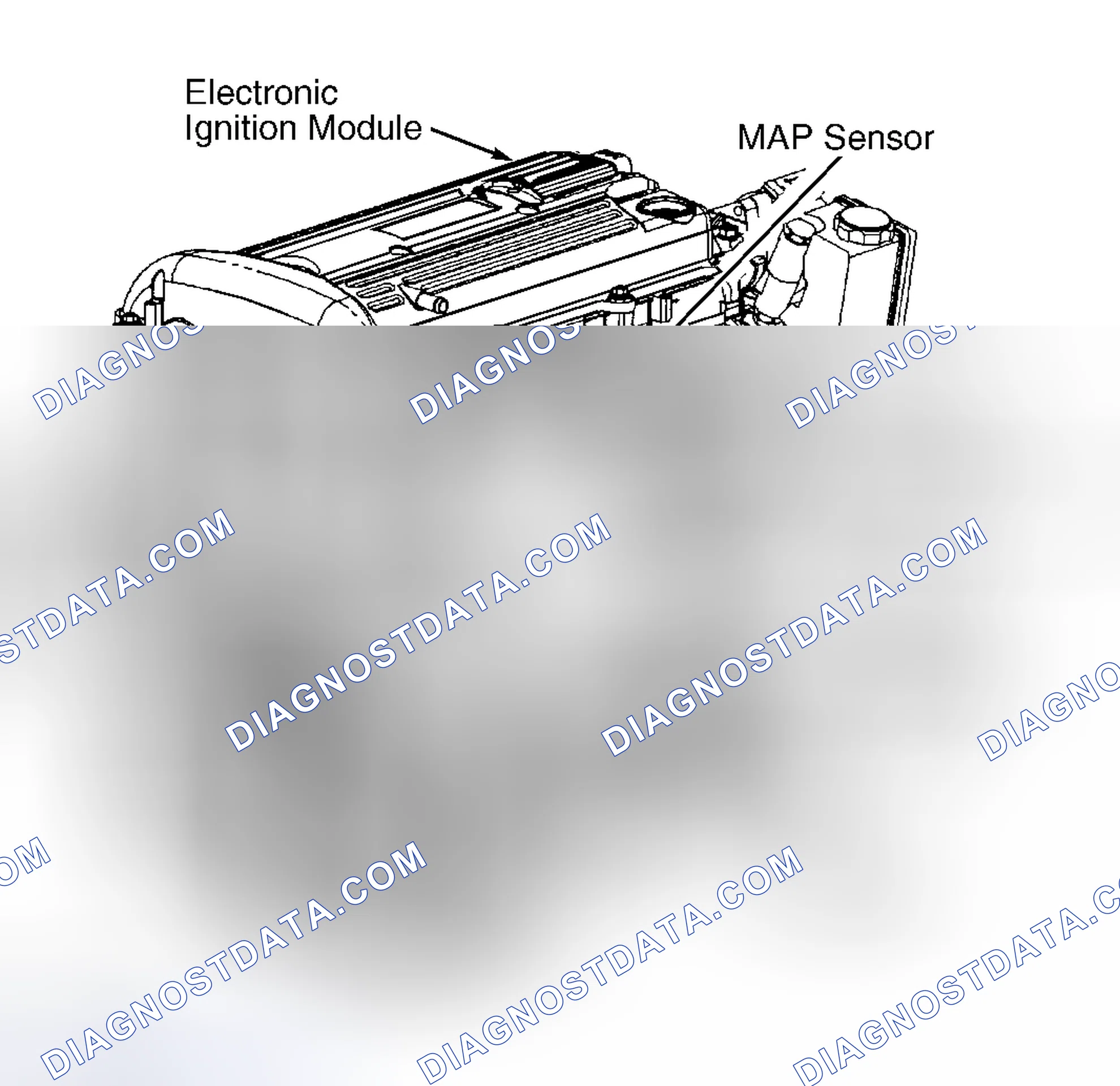 Scheme 36: ENGINE COMPONENT LOCATIONS (2.2L VIN F - SATURN)