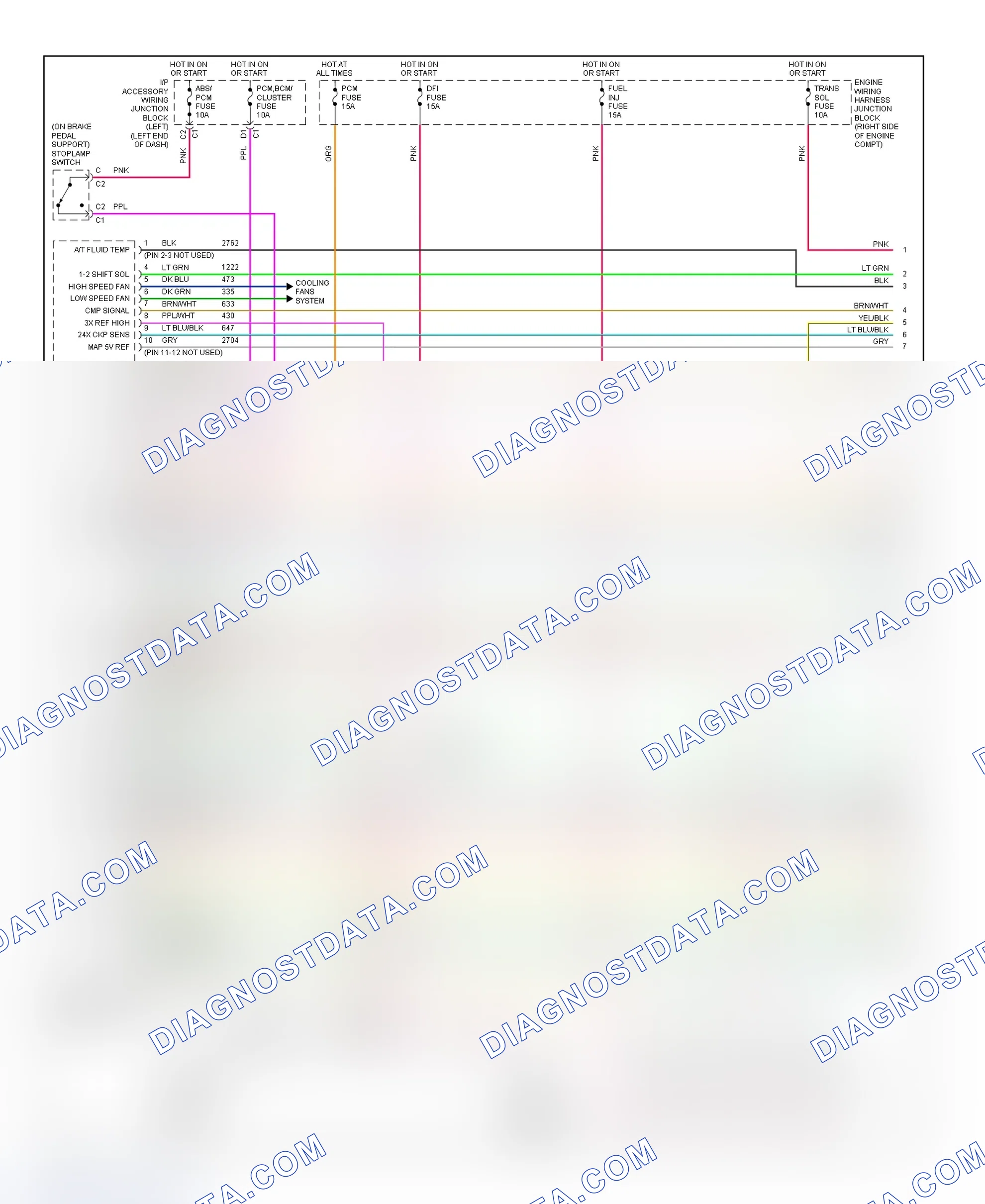 Scheme 113: PCM Wiring Diagram (Impala & Monte Carlo - 3.4L - 1 Of 4)