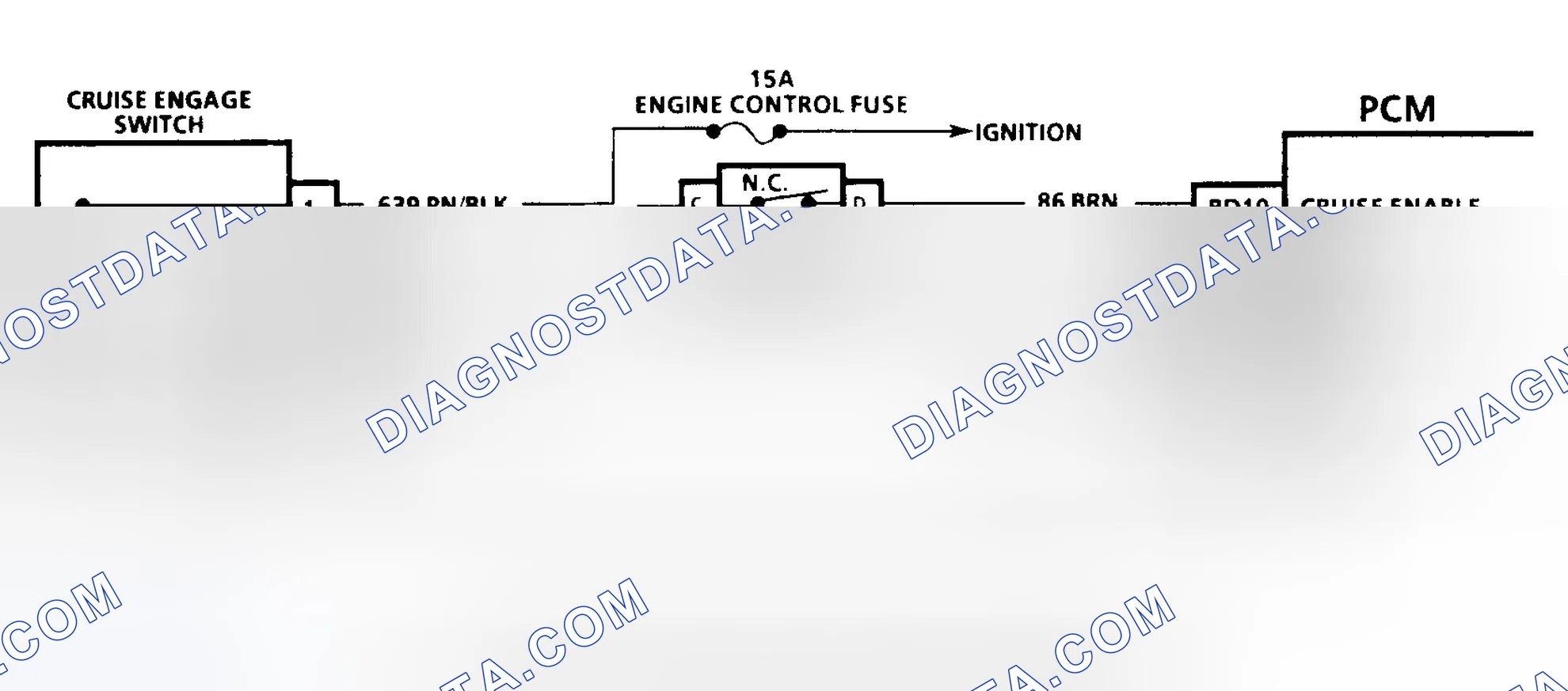 Scheme 130: CODE 67, CRUISE ENGAGE SWITCHES 3.8L