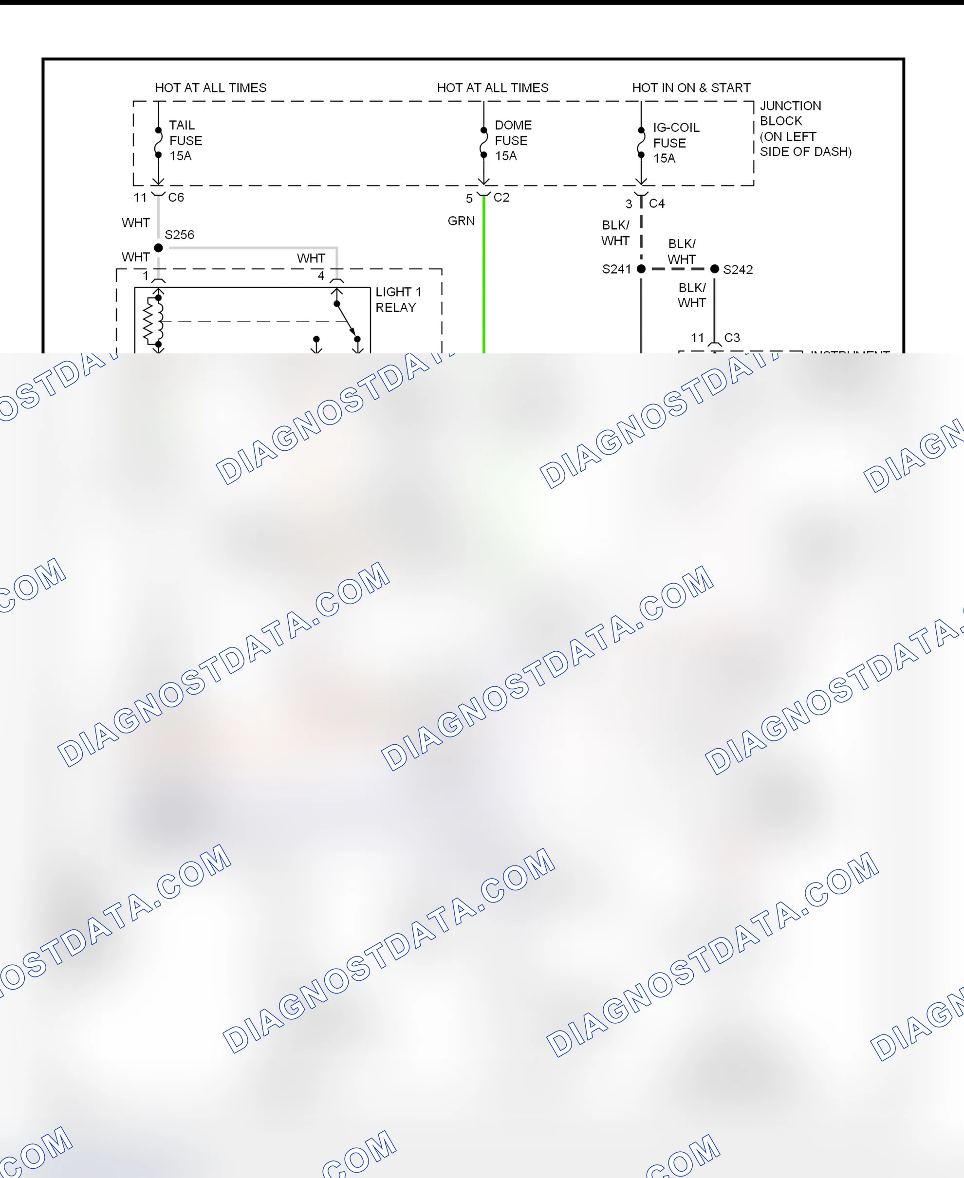 Scheme 21: Warning System Wiring Diagram (Metro)