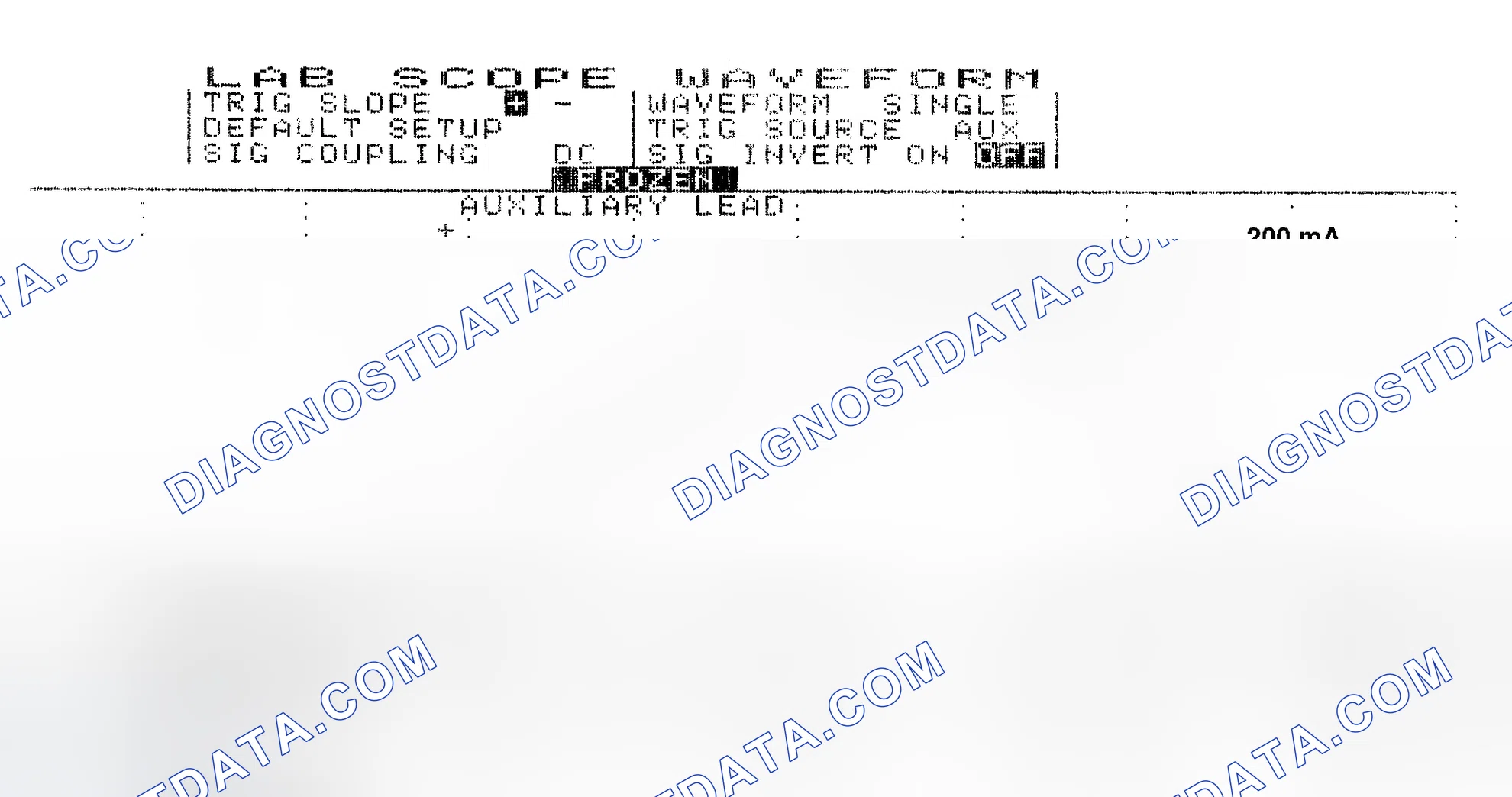 Scheme 13: Single Injector w/Normal Current Flow - Current Pattern