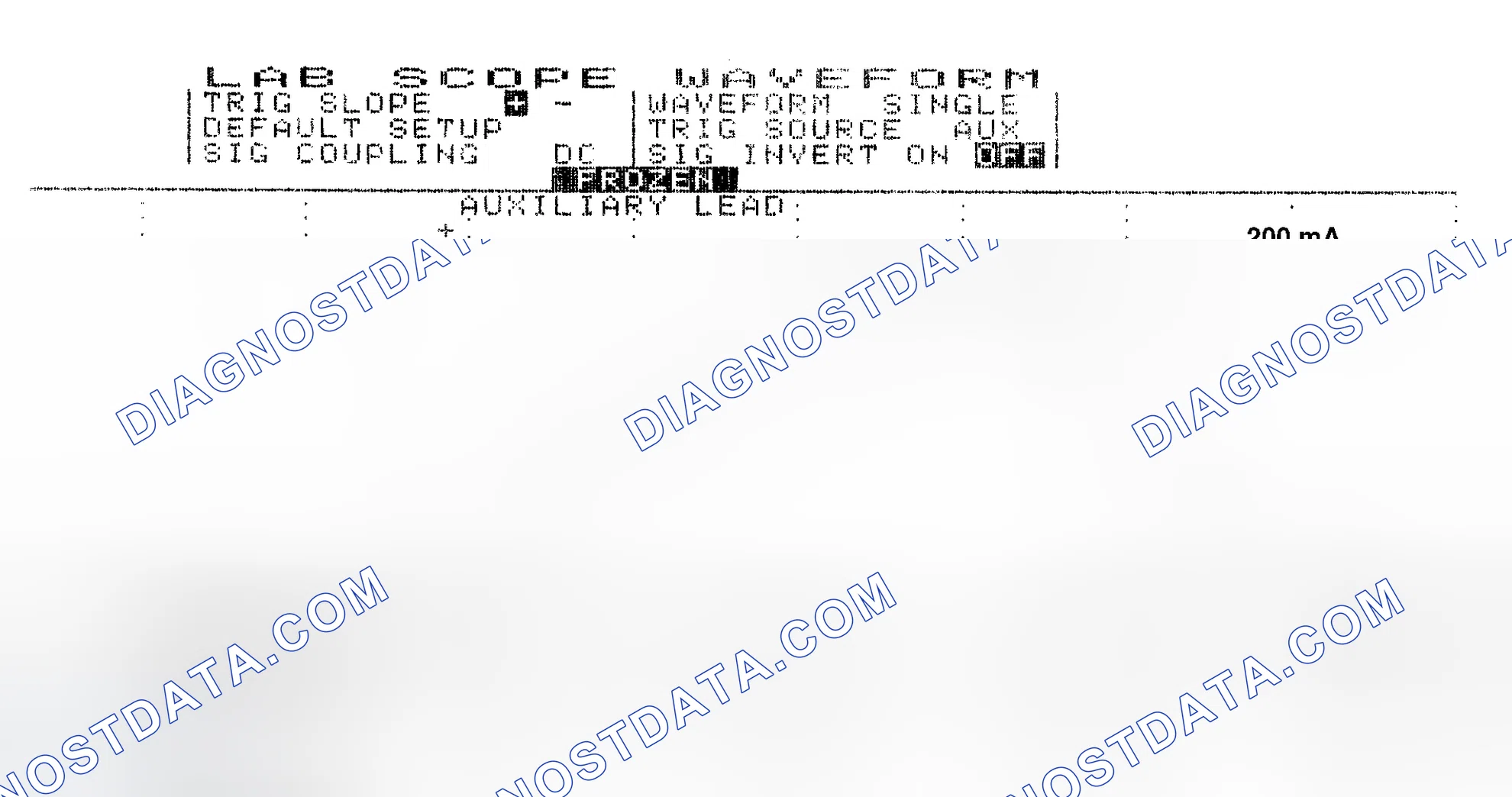 Scheme 13: Single Injector w/Normal Current Flow - Current Pattern