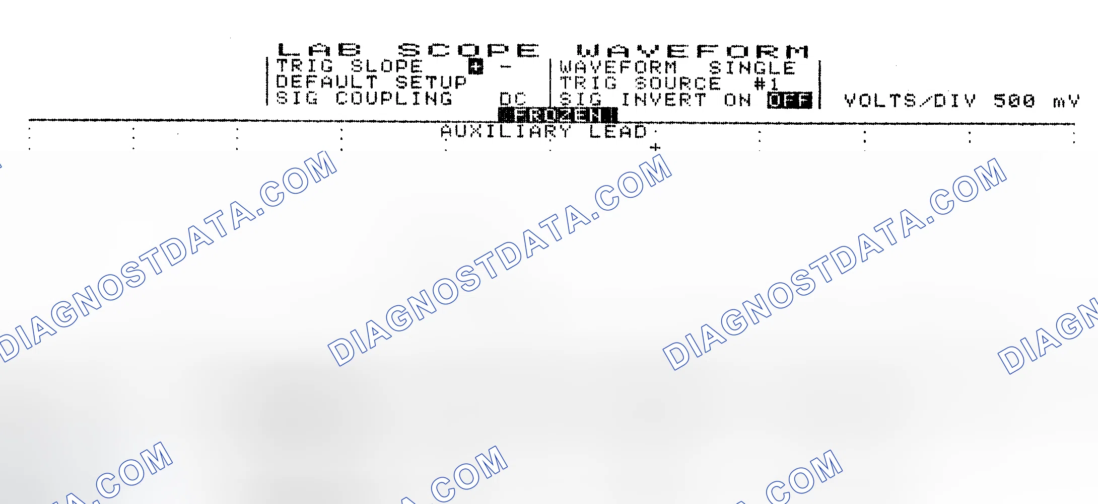 Scheme 10: Single Injector w/Excessive Current Flow - Current Pattern