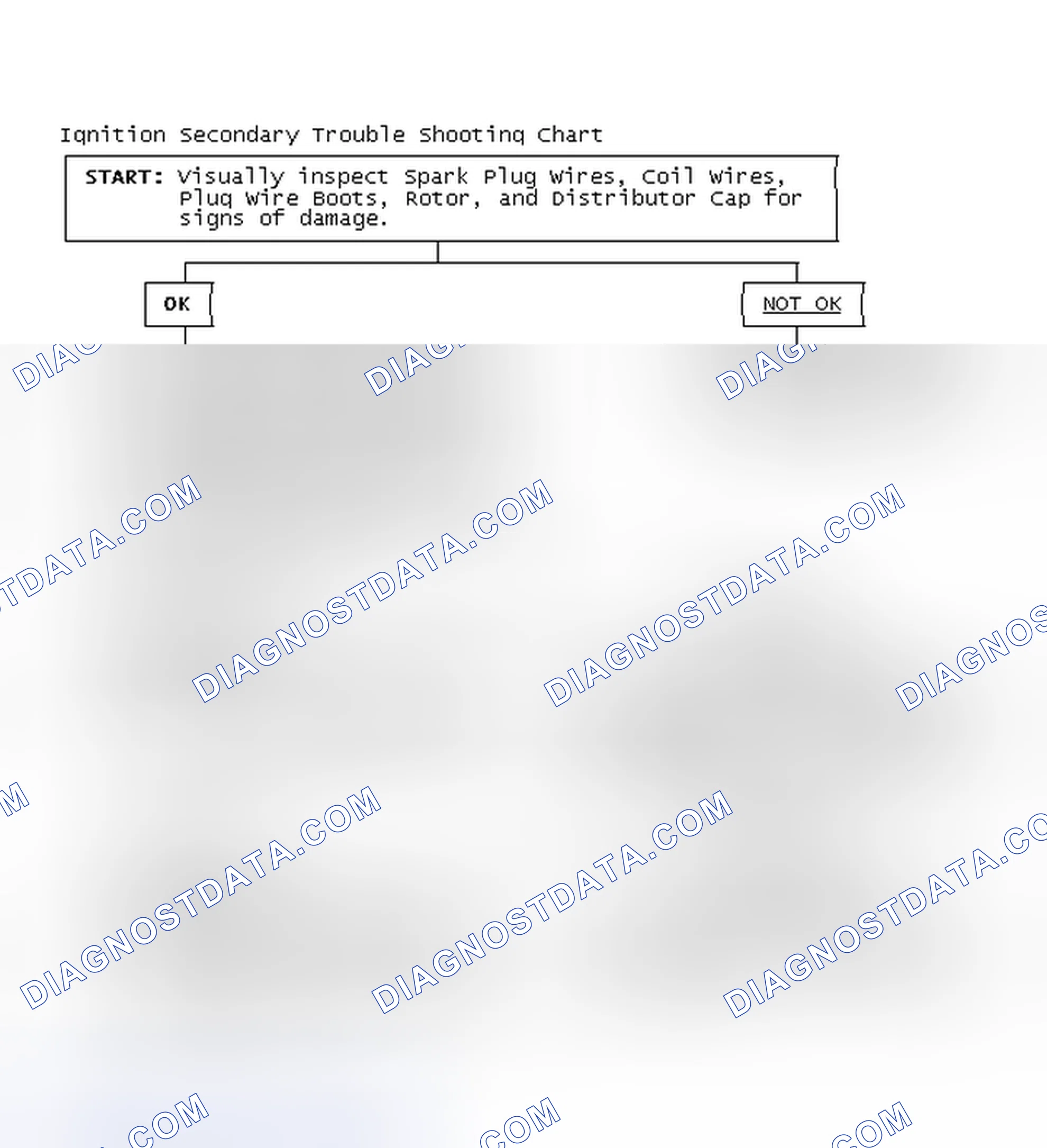 Scheme 1: Ignition Secondary Trouble Shooting Chart