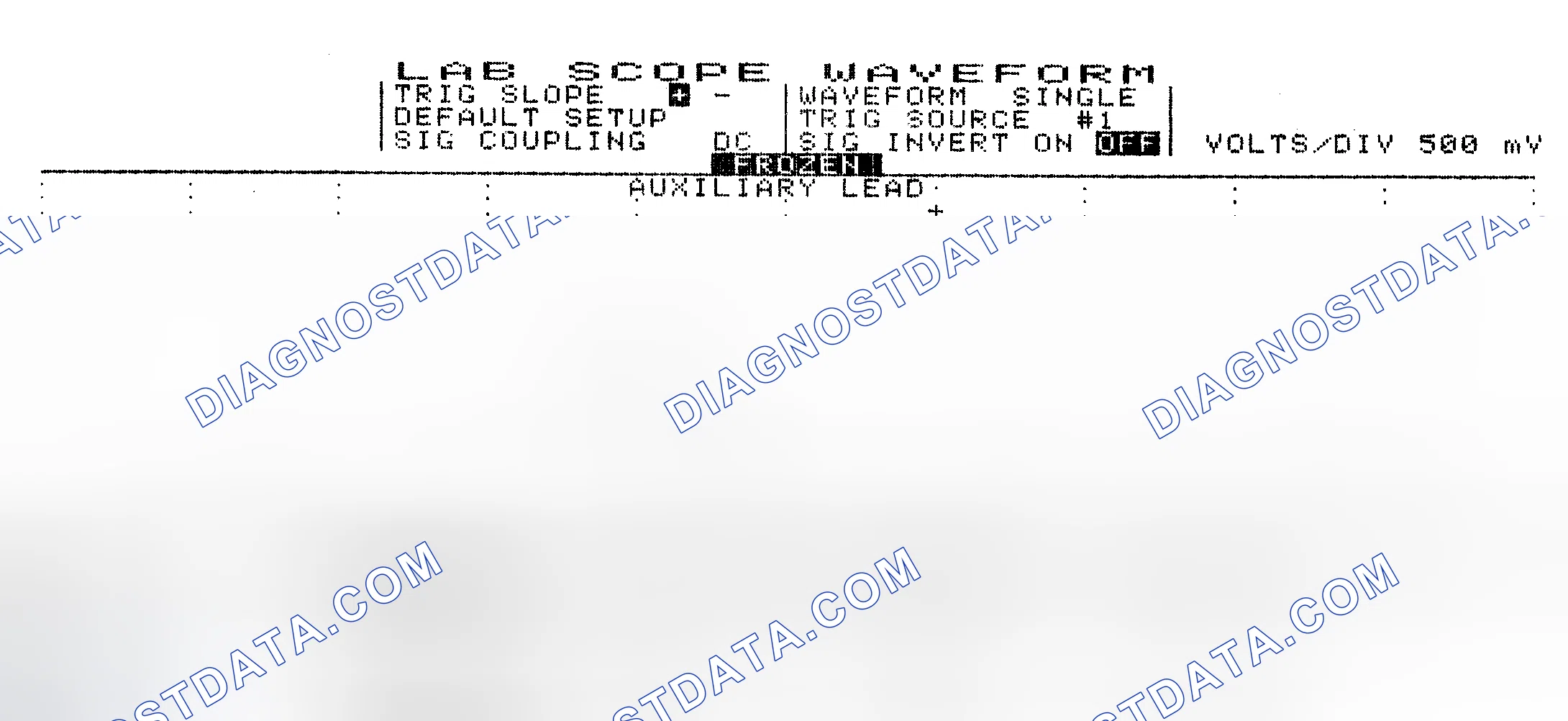 Scheme 10: Single Injector w/Excessive Current Flow - Current Pattern
