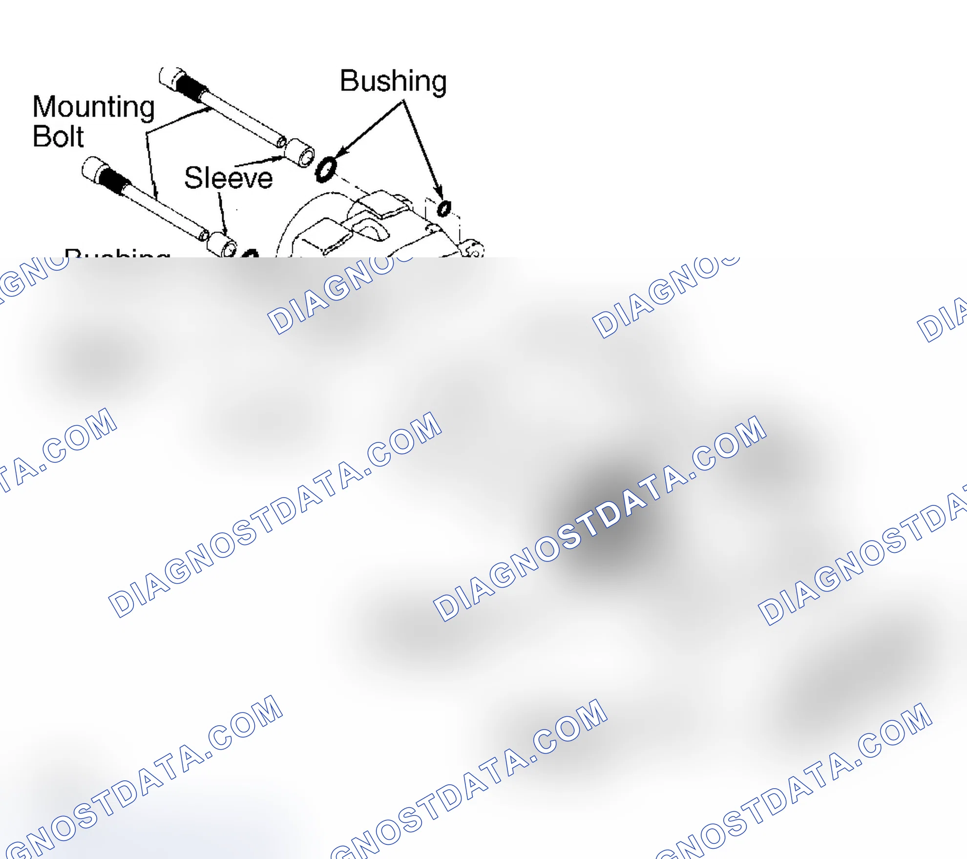 Scheme 2: Exploded View of Floating Caliper Assembly