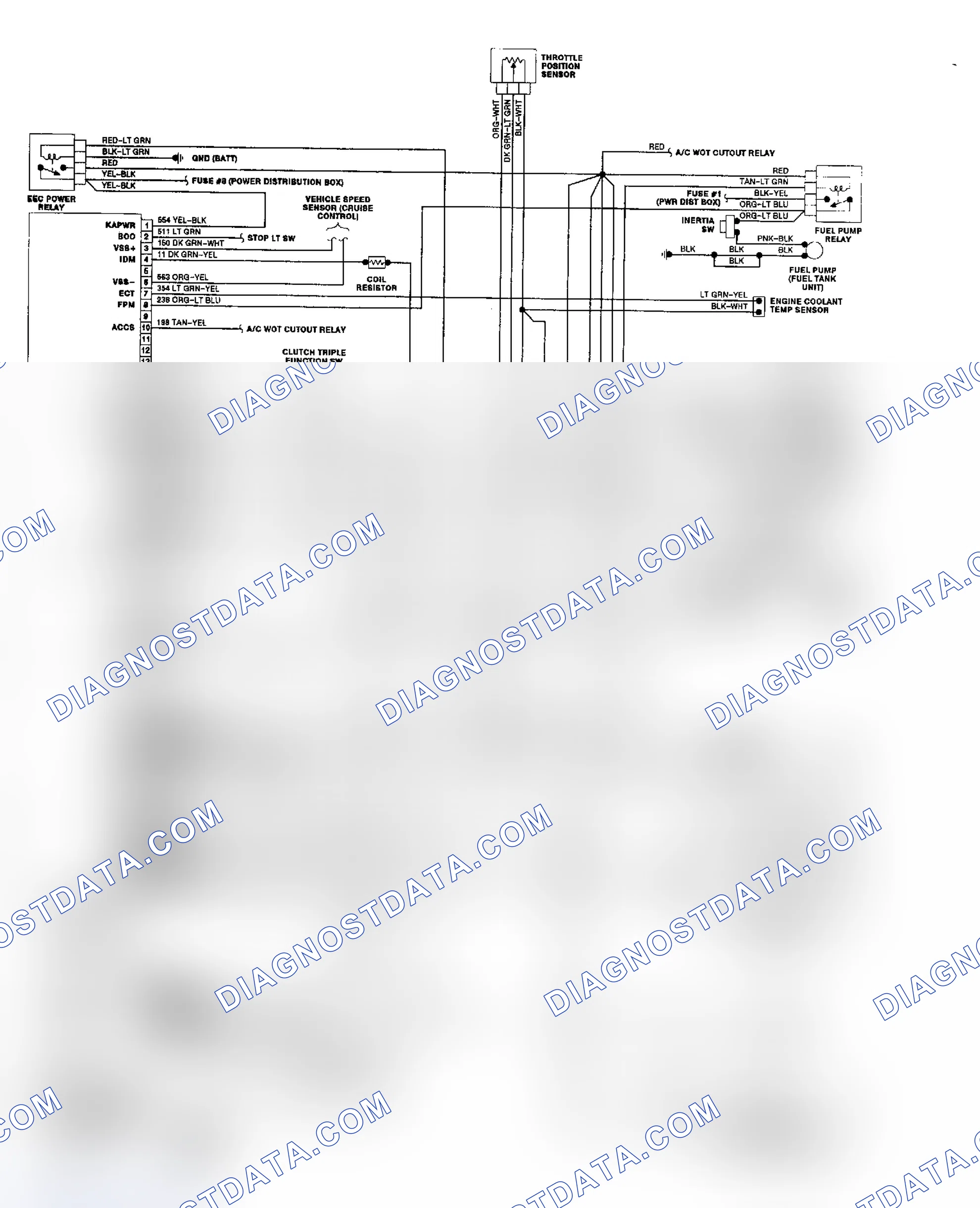 Scheme 3: 2.9L EEC-IV Wiring Diagram (Bronco II & Ranger)