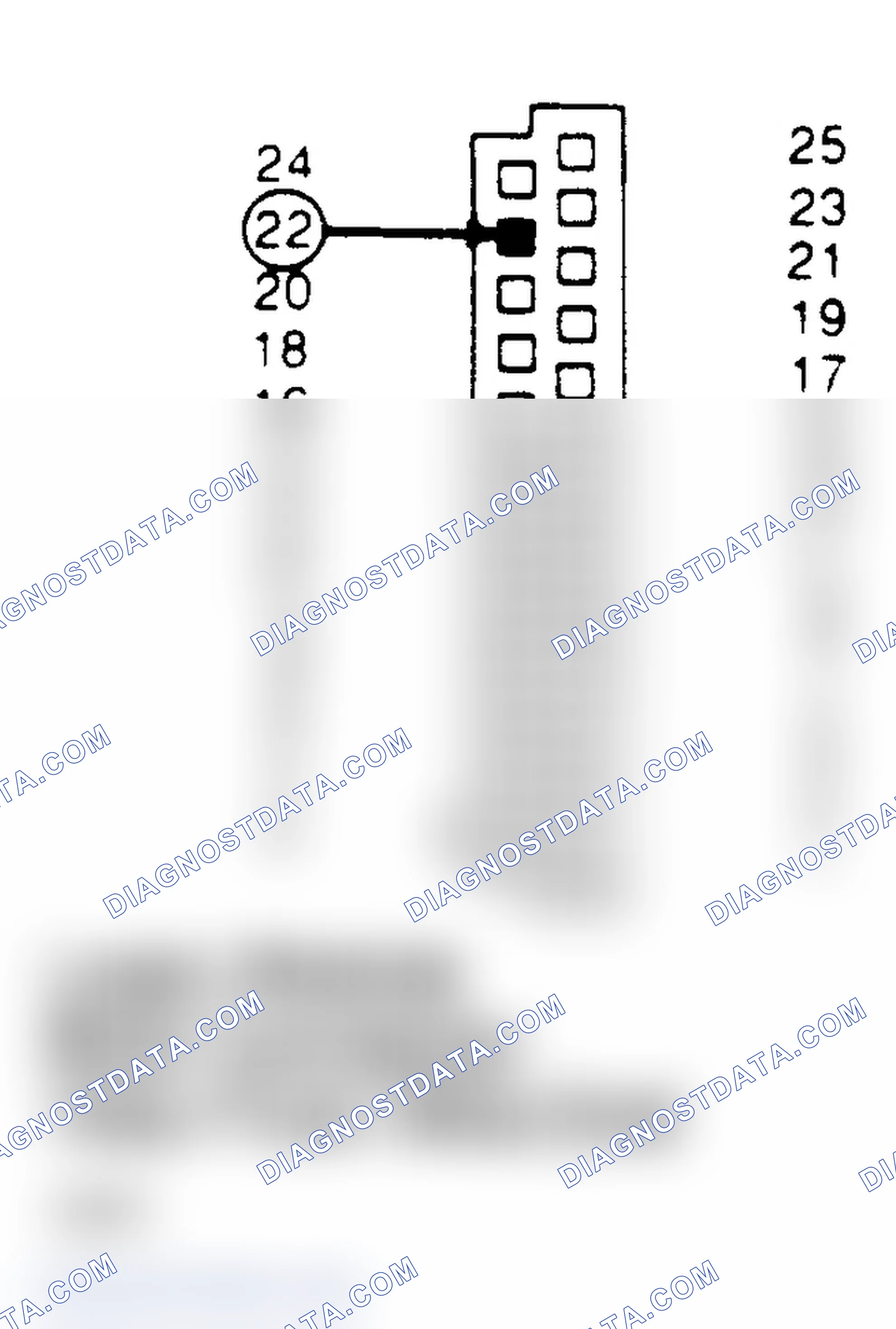 Scheme 141: Logic Module Blue Connector View From Wire End