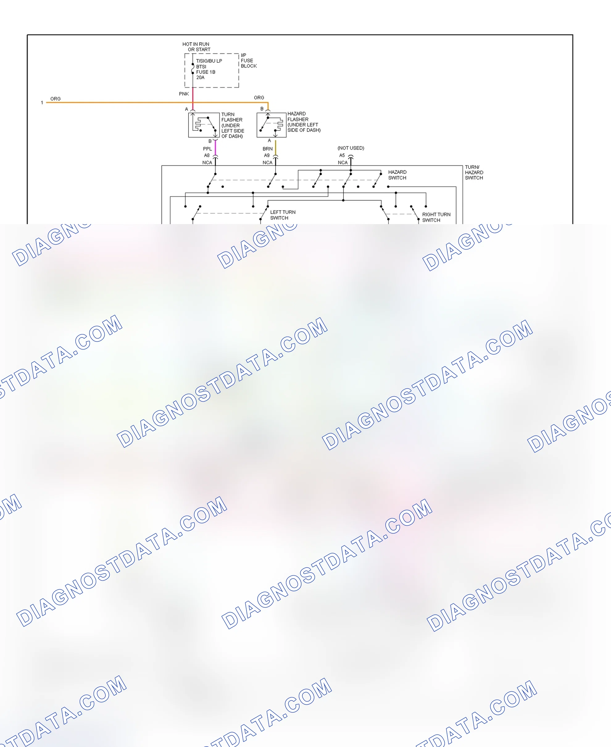 Scheme 6: Exterior Lights Wiring Diagram (Bonneville - With Lamp Monitor - 2 Of 2)