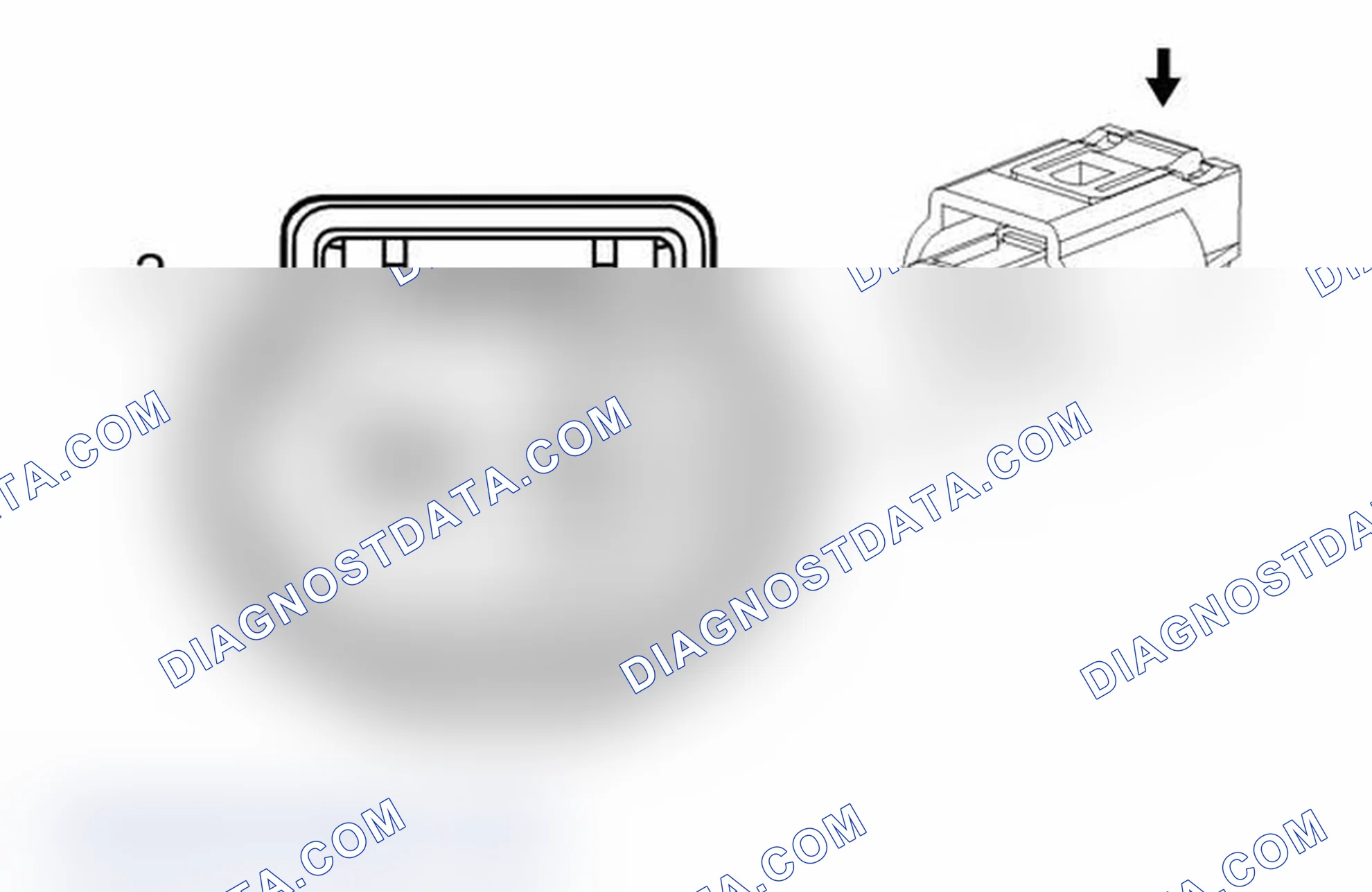 Scheme 431: T10G Keyless Entry Antenna - Rear Fascia