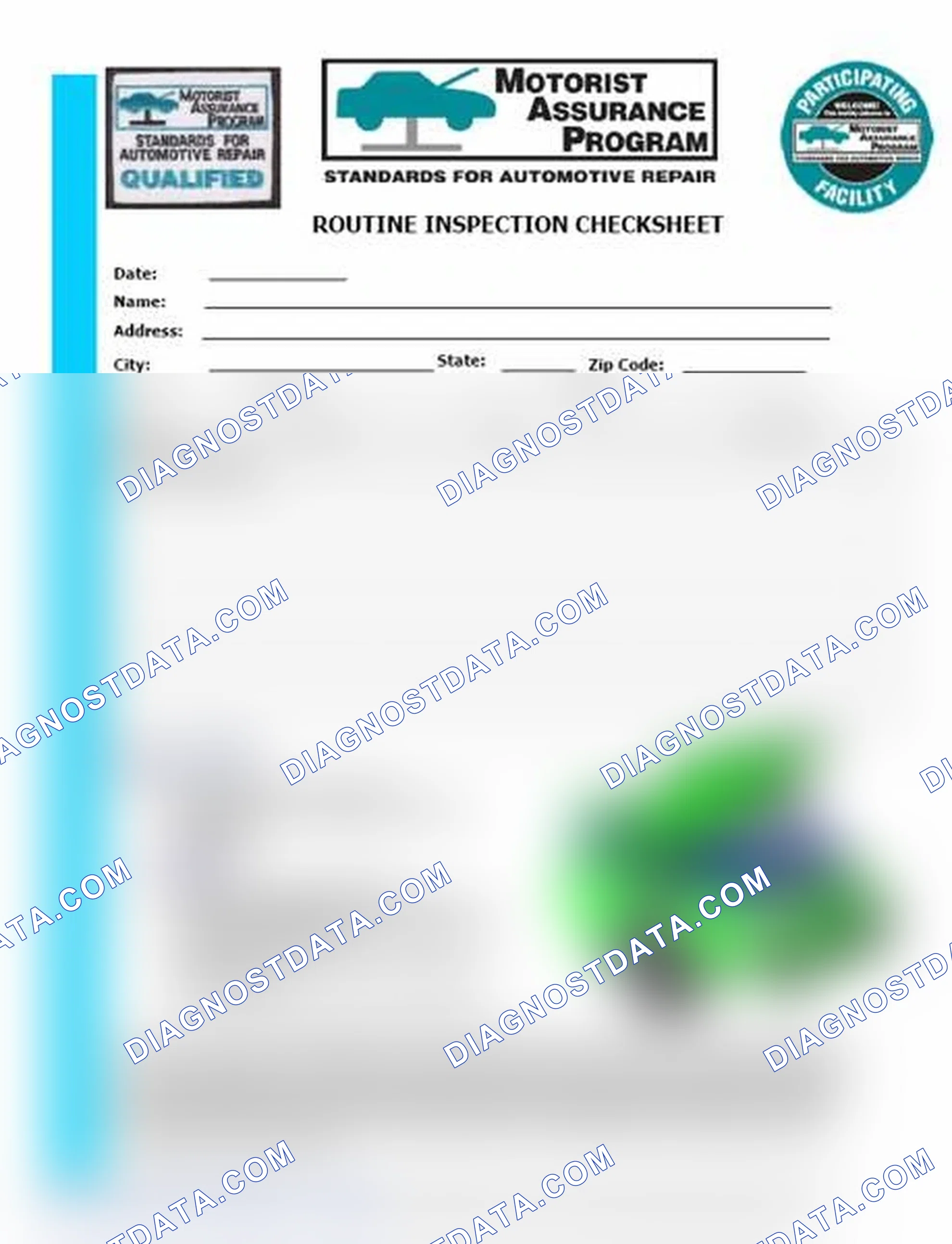 Scheme 26: Routine Inspection Checksheet (1 Of 2)