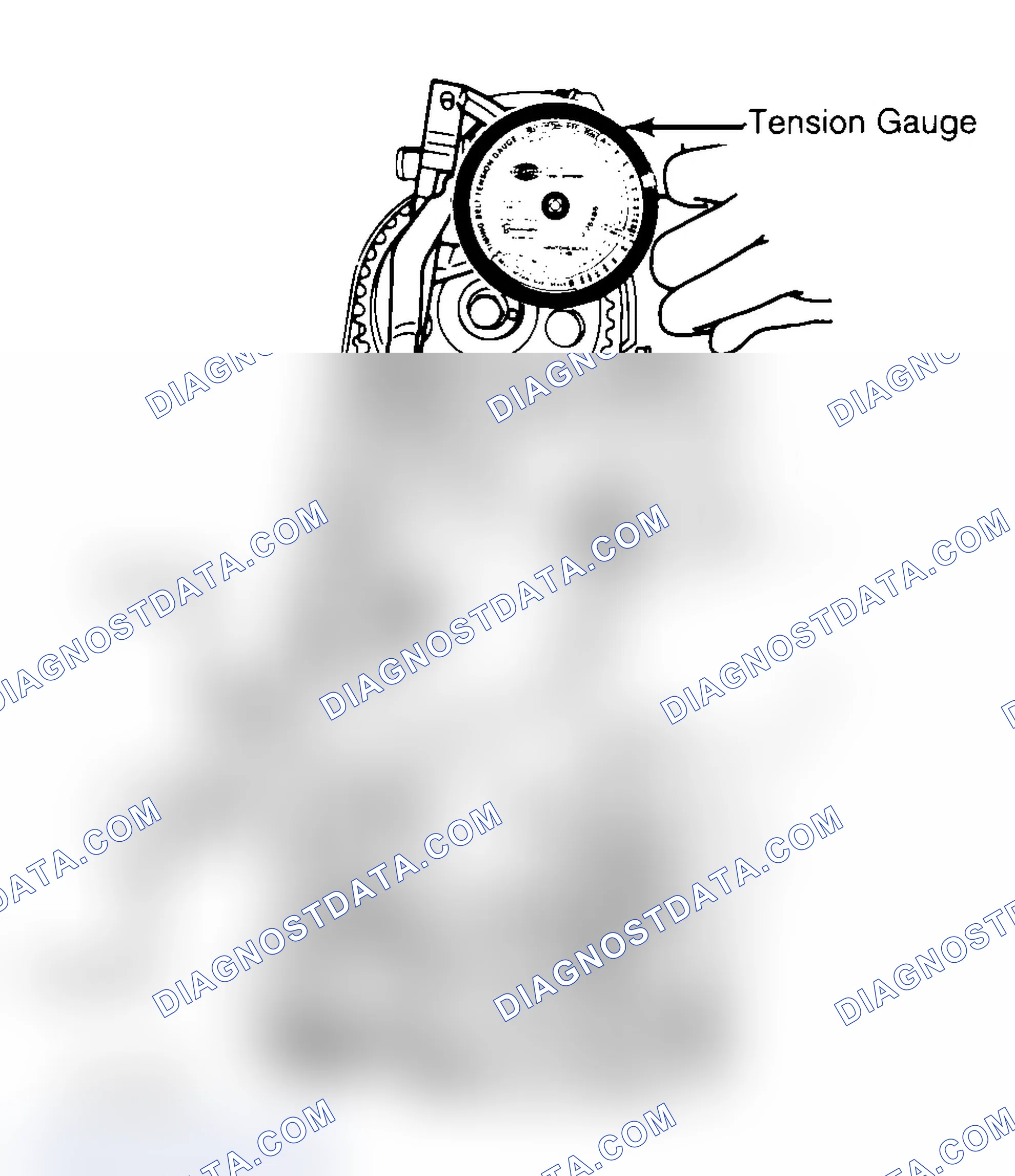 Scheme 28: Adjusting Typical Timing Belt Tension