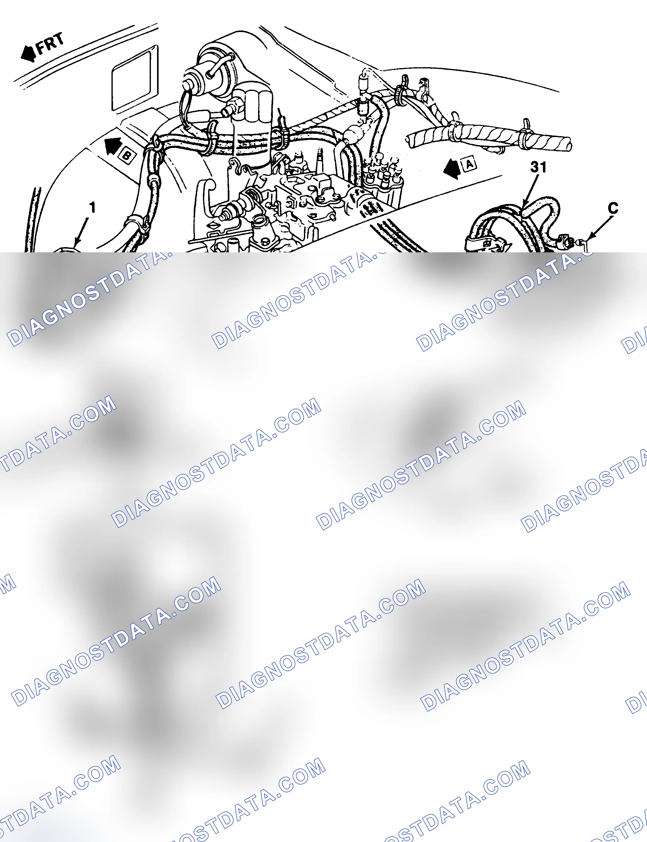 Scheme 18: S10, S15, & S/T Blazer/Jimmy 4WD Transfer Case Vacuum Diagram