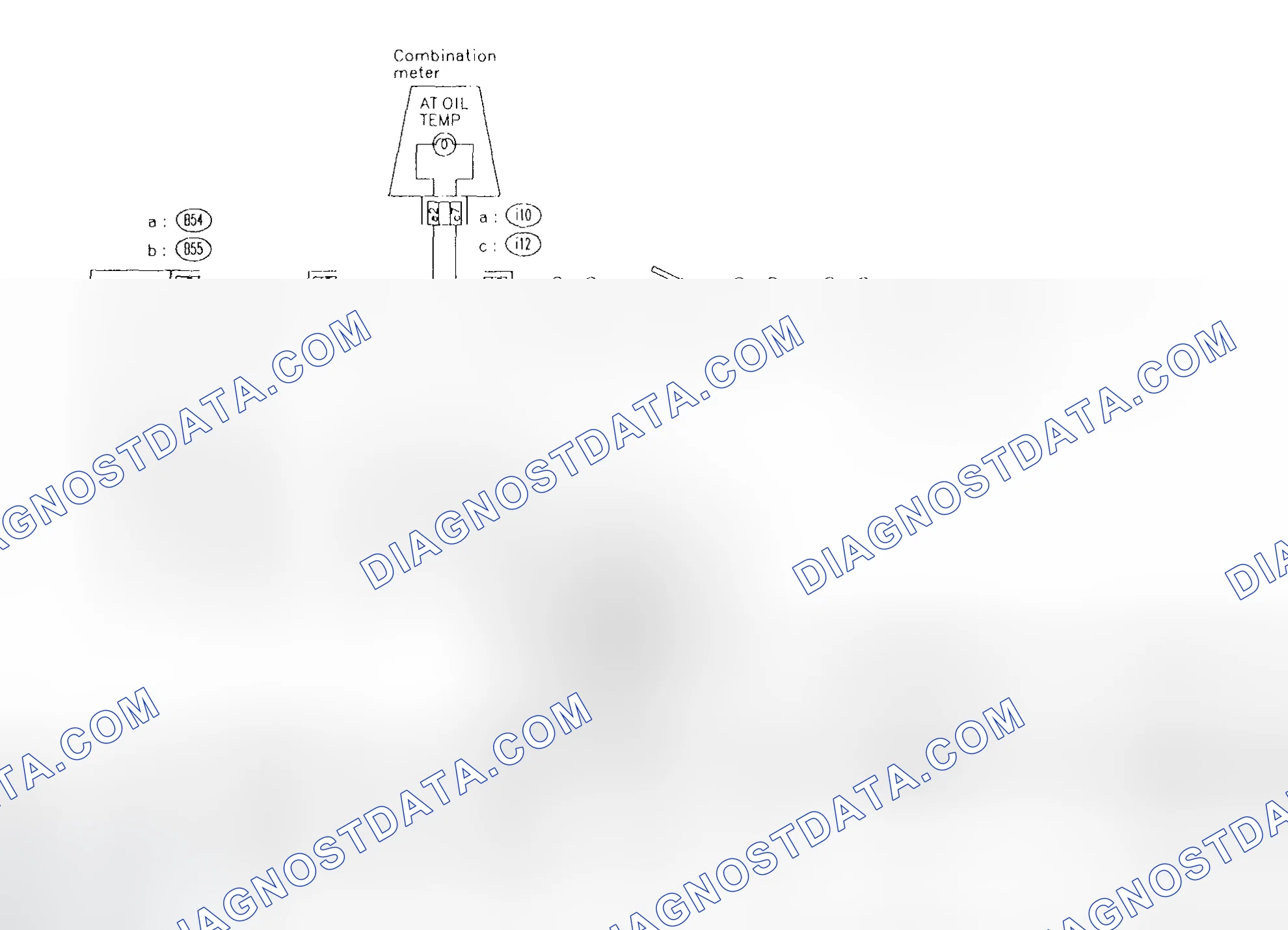 Scheme 684: AT Oil Temp Warning Light Circuit - Wiring Diagram