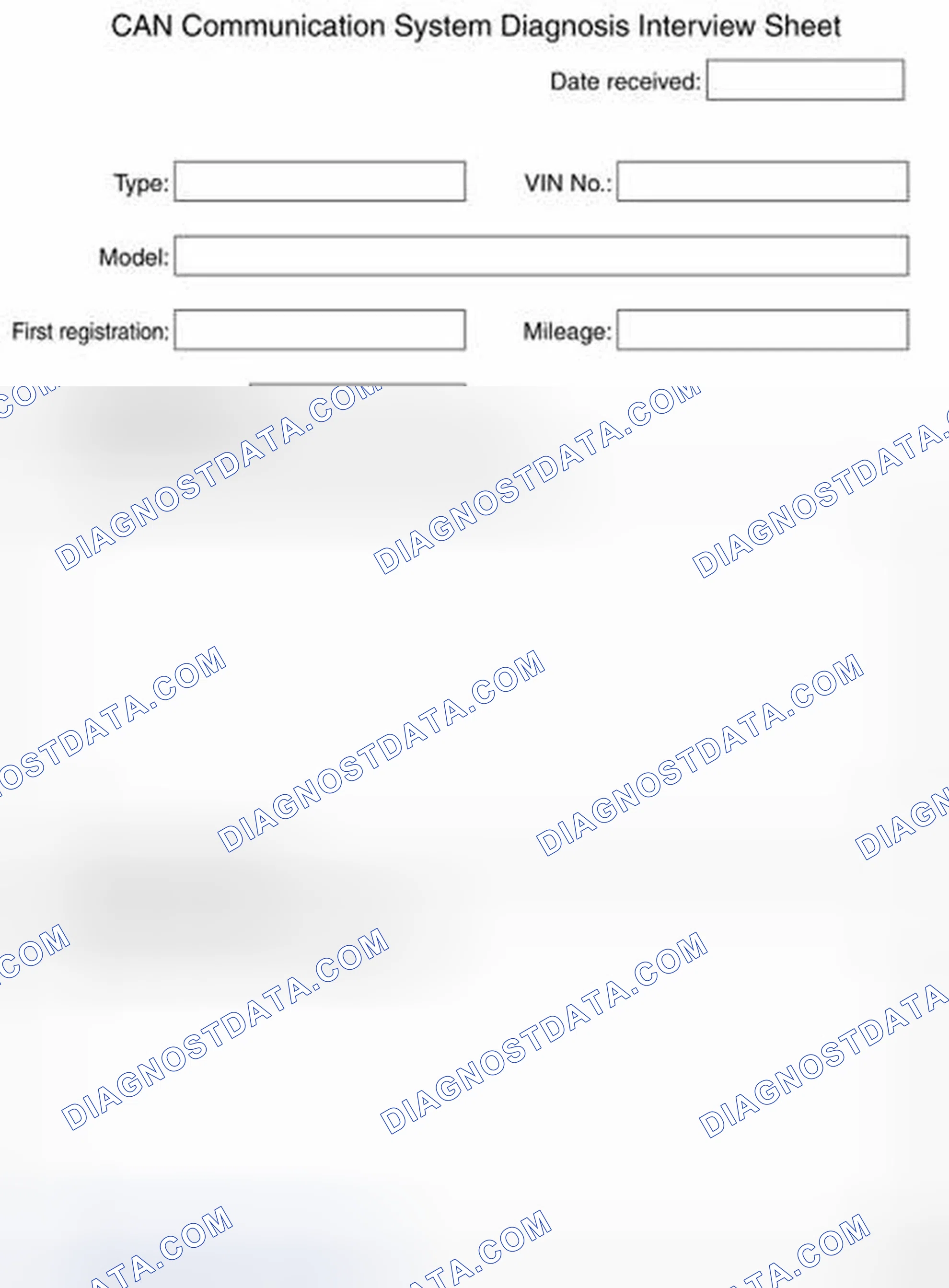Scheme 10: Interview Sheet