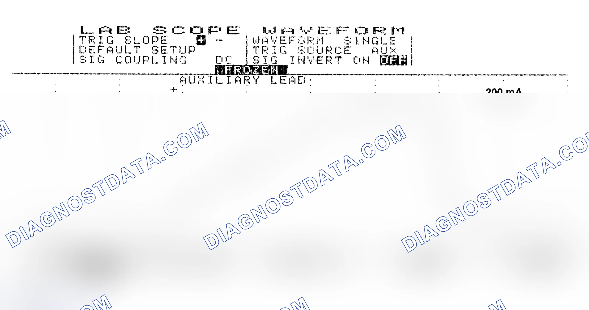 Scheme 13: Single Injector w/Normal Current Flow - Current Pattern