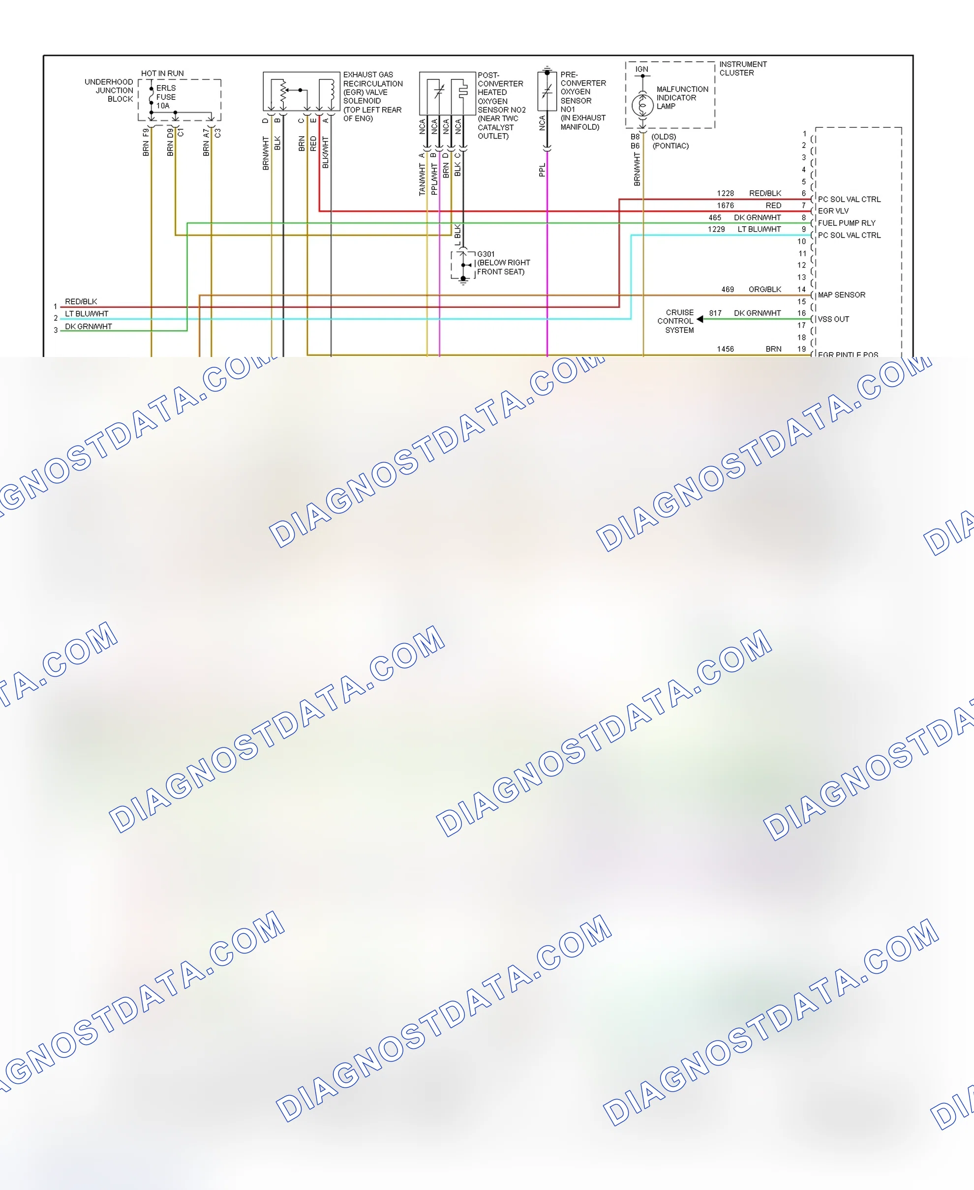 Scheme 3: PCM Wiring Diagram (Alero & Grand Am - 2.4L - 3 Of 3)