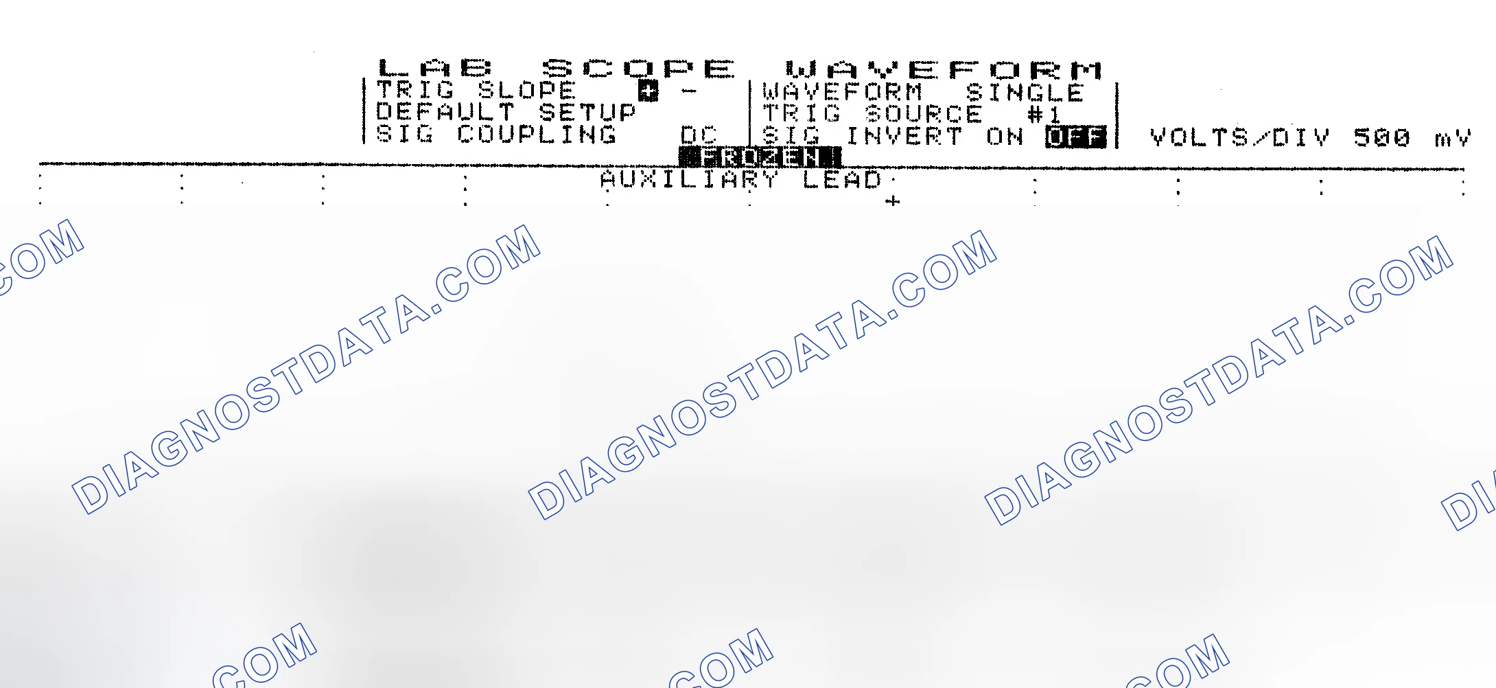 Scheme 10: Single Injector w/Excessive Current Flow - Current Pattern