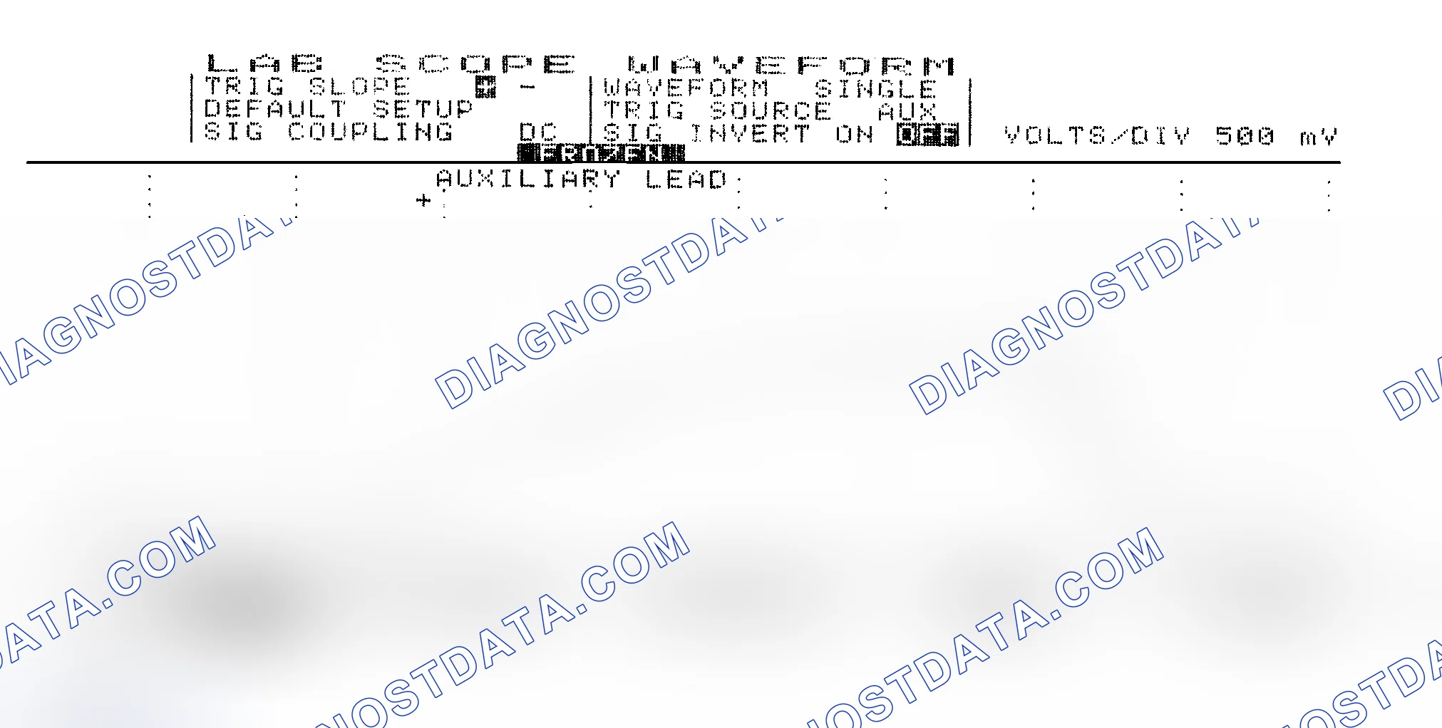 Scheme 14: Single Injector w/Excessive Current Flow - Current Pattern