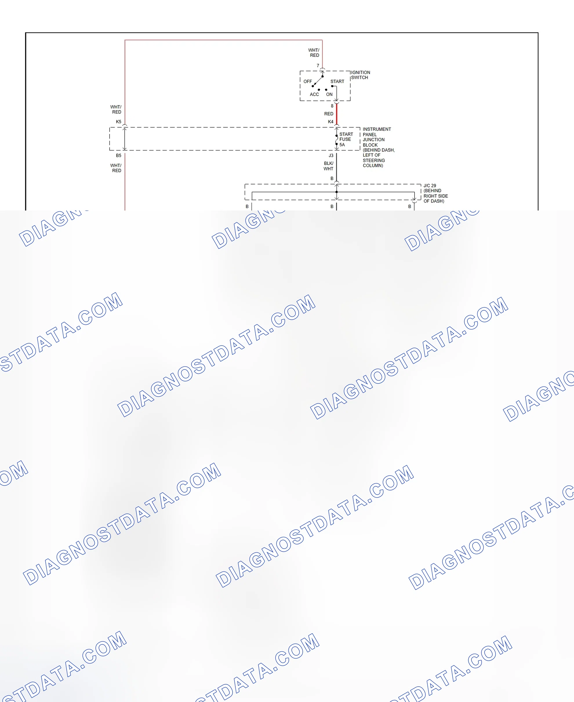 Fig. 19: Starting System Wiring Diagram (Camry - 2.2L & 3.0L)