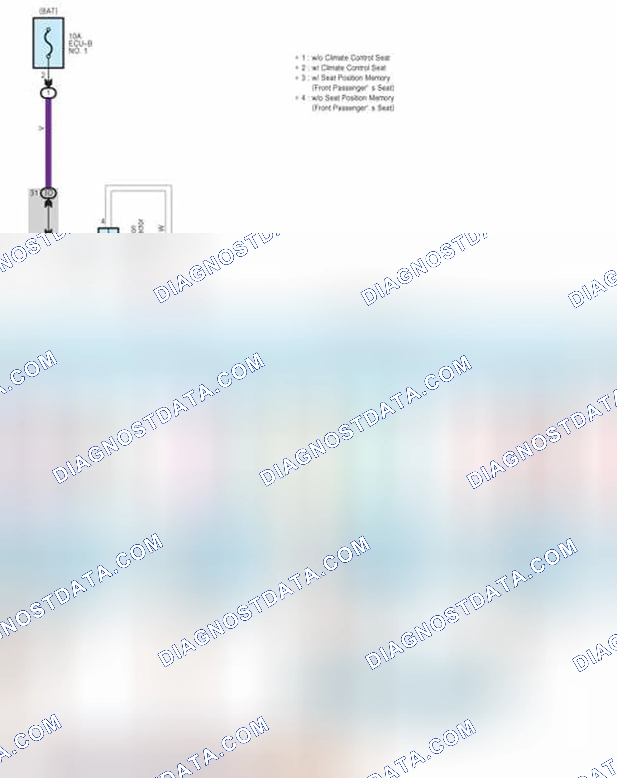 Scheme 203: Power Seat (Driver's Seat w/Seat Position Memory)
