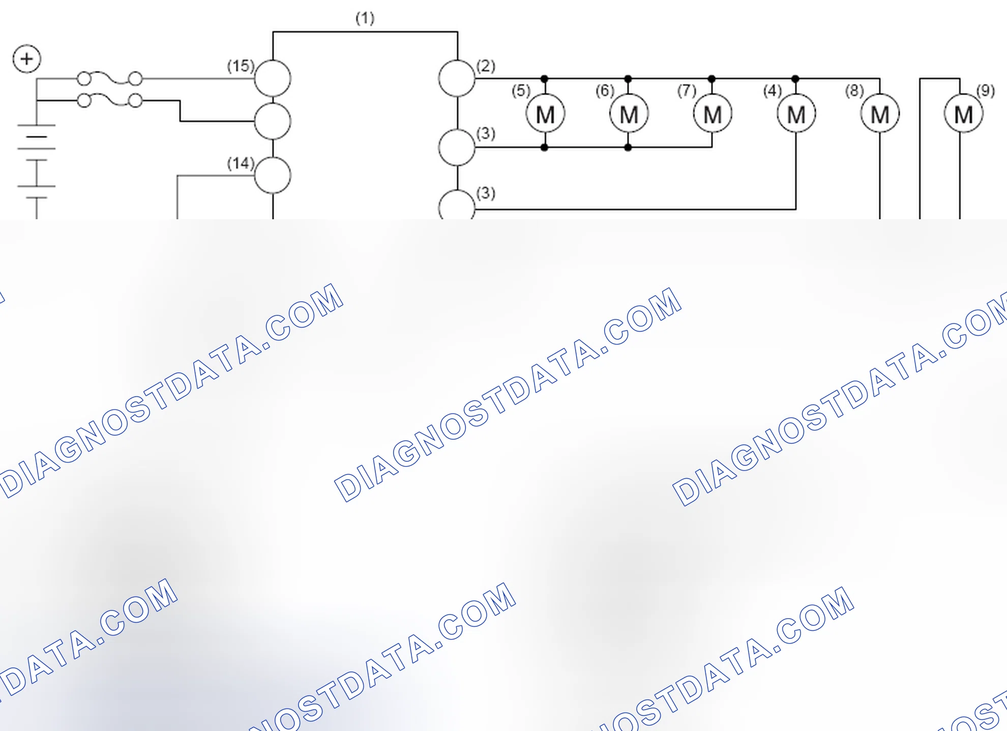 Scheme 5: Power Door Lock Schematic