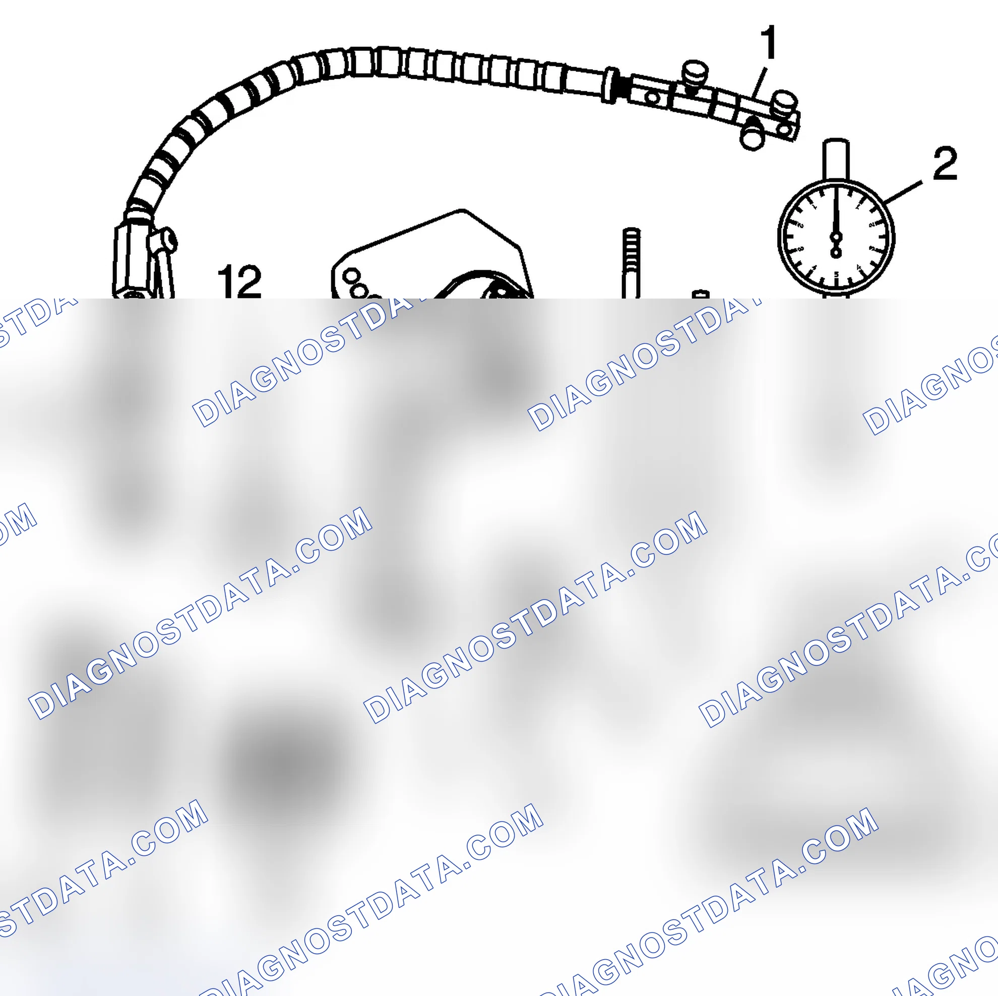 Scheme 348: Measuring Connecting Rod Bearing Clearance - Using J 43690/J 43690-100