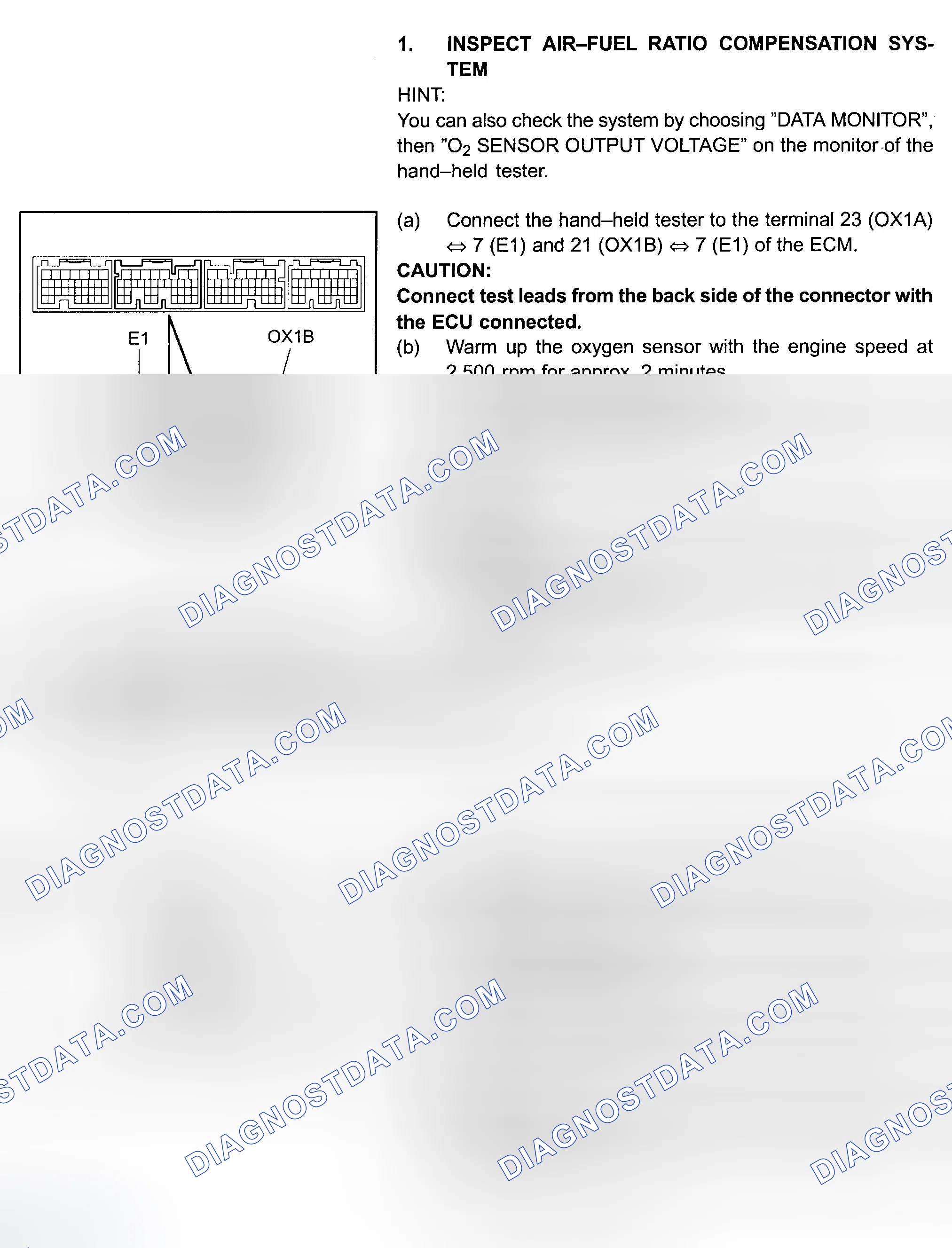 Scheme 282: Fuel EVAP System Test (Matrix With 2ZZ-GE Engine)
