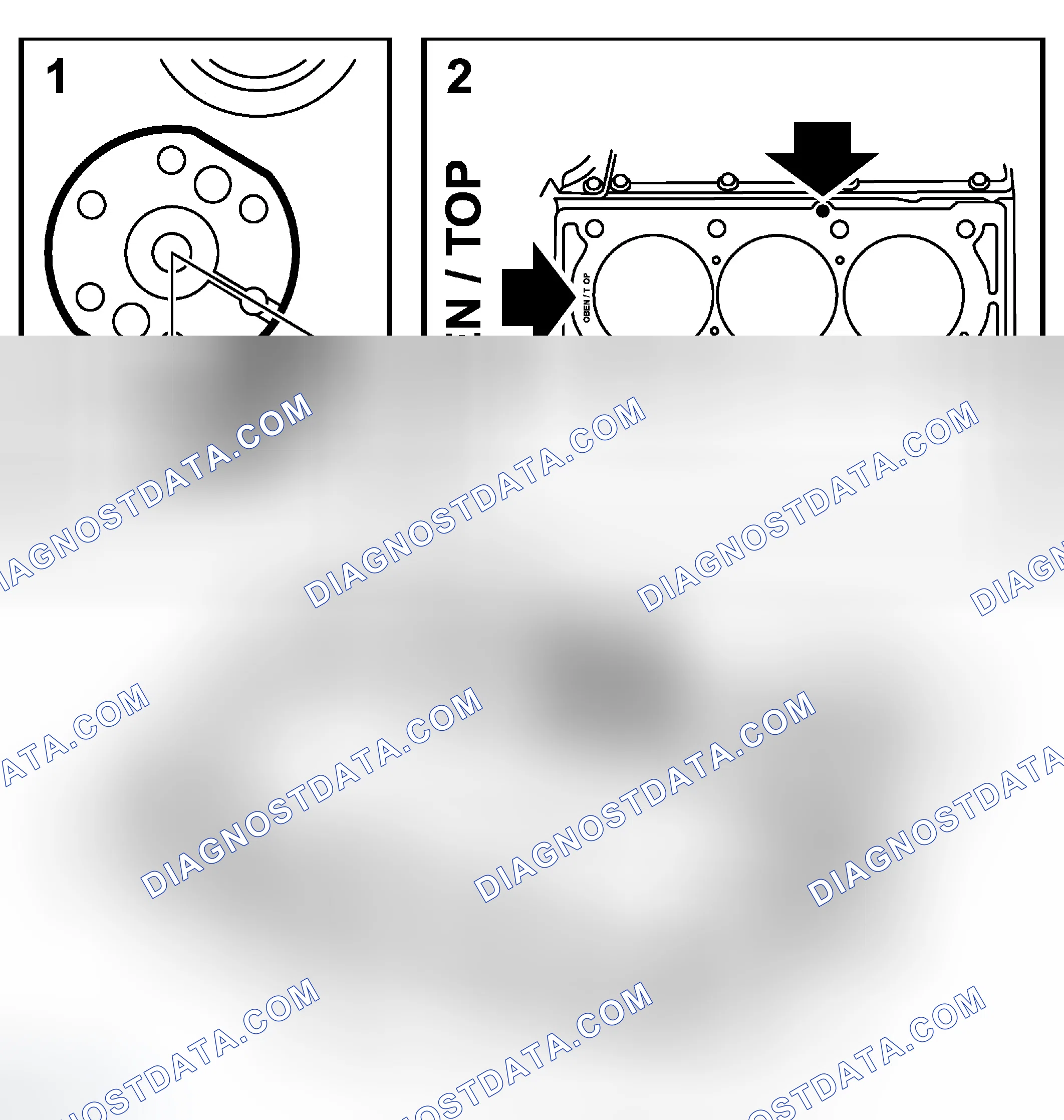 Scheme 539: Front cylinder head, to fit (in car)