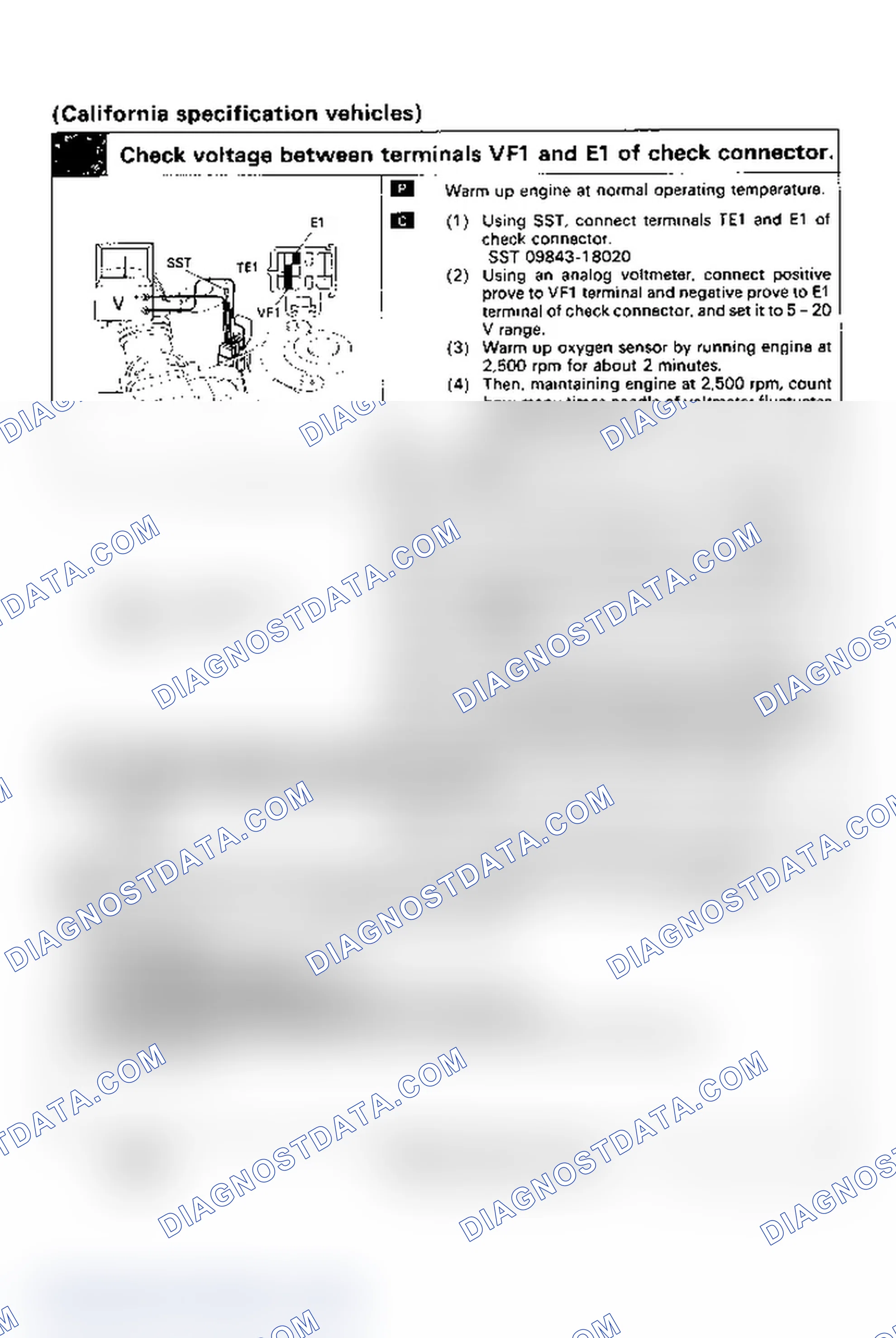 Scheme 20: Codes 25 & 26: Air/Fuel Ratio Lean Malfunction (2 of 3)