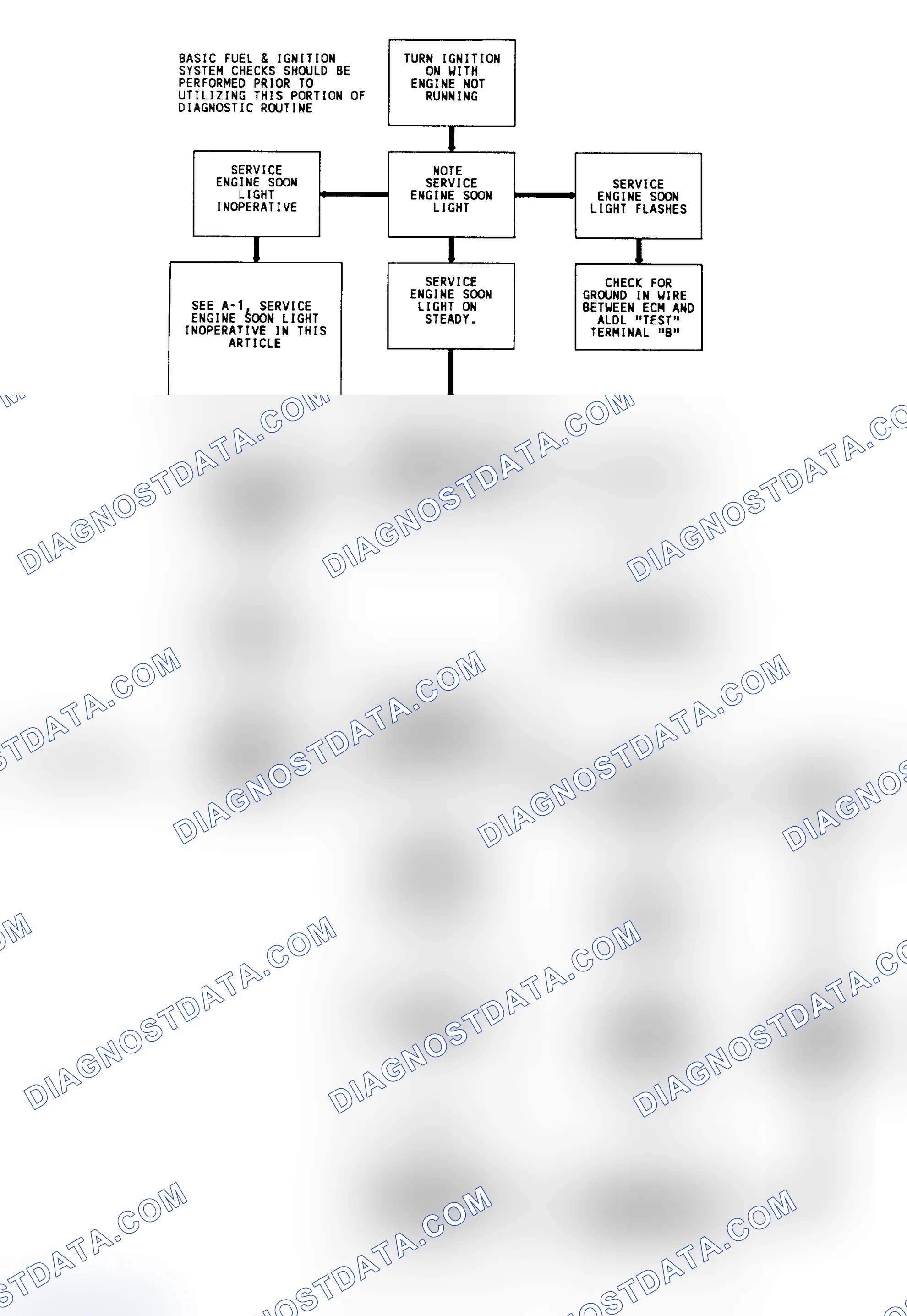 Scheme 35: Diagnostic Circuit Check & Work Flow