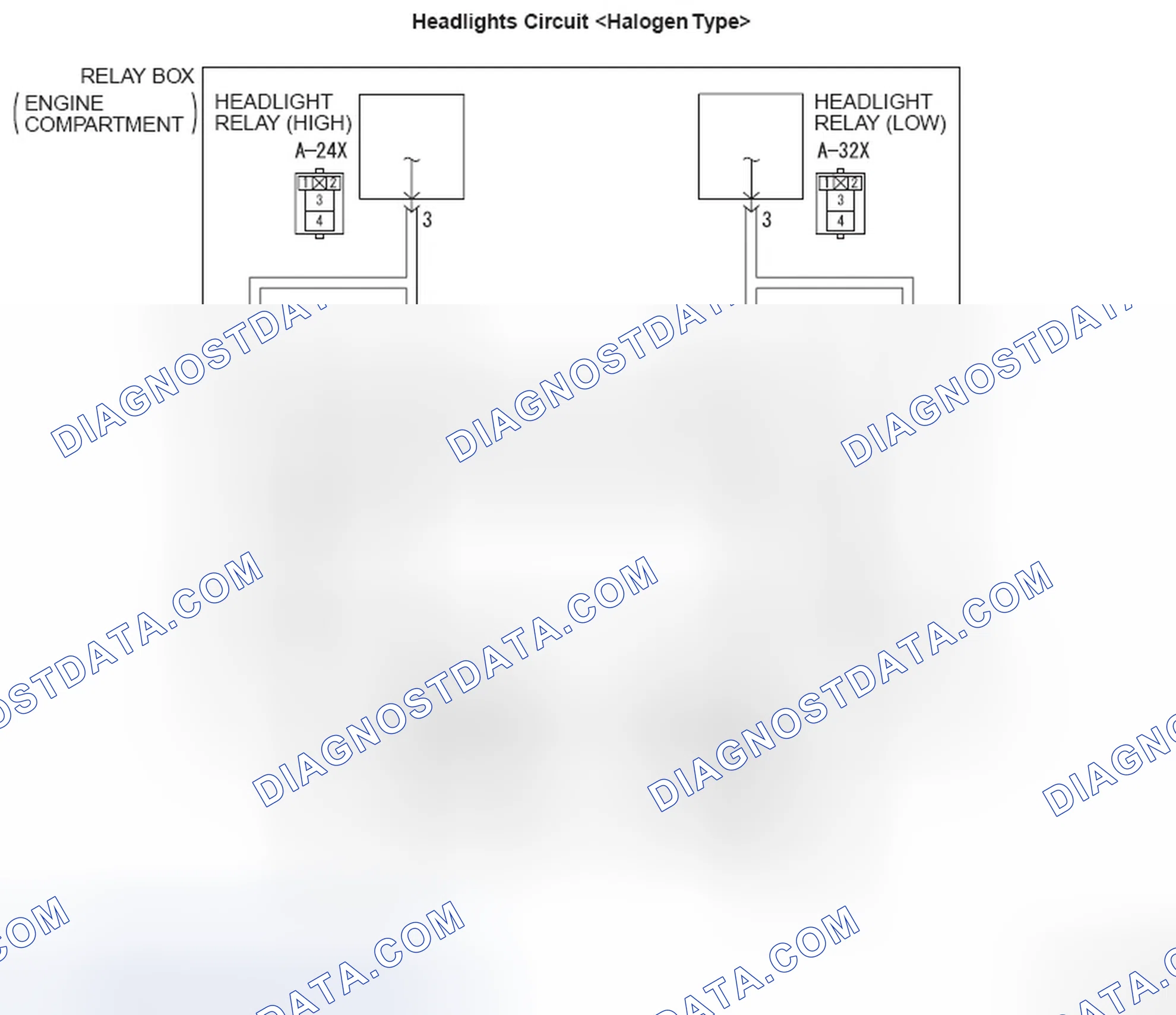 Scheme 18: INSPECTION PROCEDURE 5: ONE OF THE HEADLIGHT(S) DOES NOT ILLUMINATE