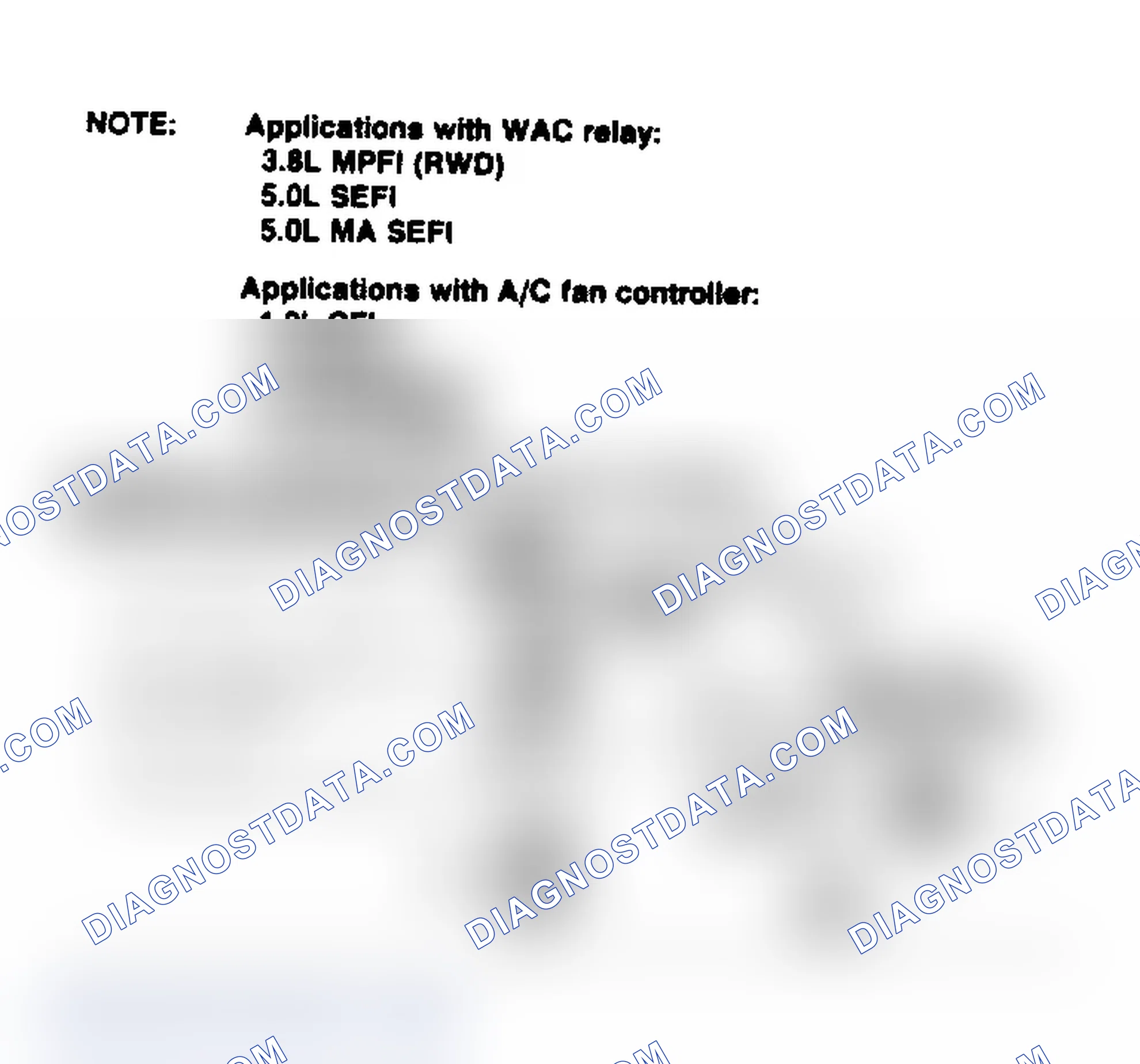 Scheme 72: 5.0L SEFI & 5.0L MA SEFI WOT A/C Cut-Out Circuits