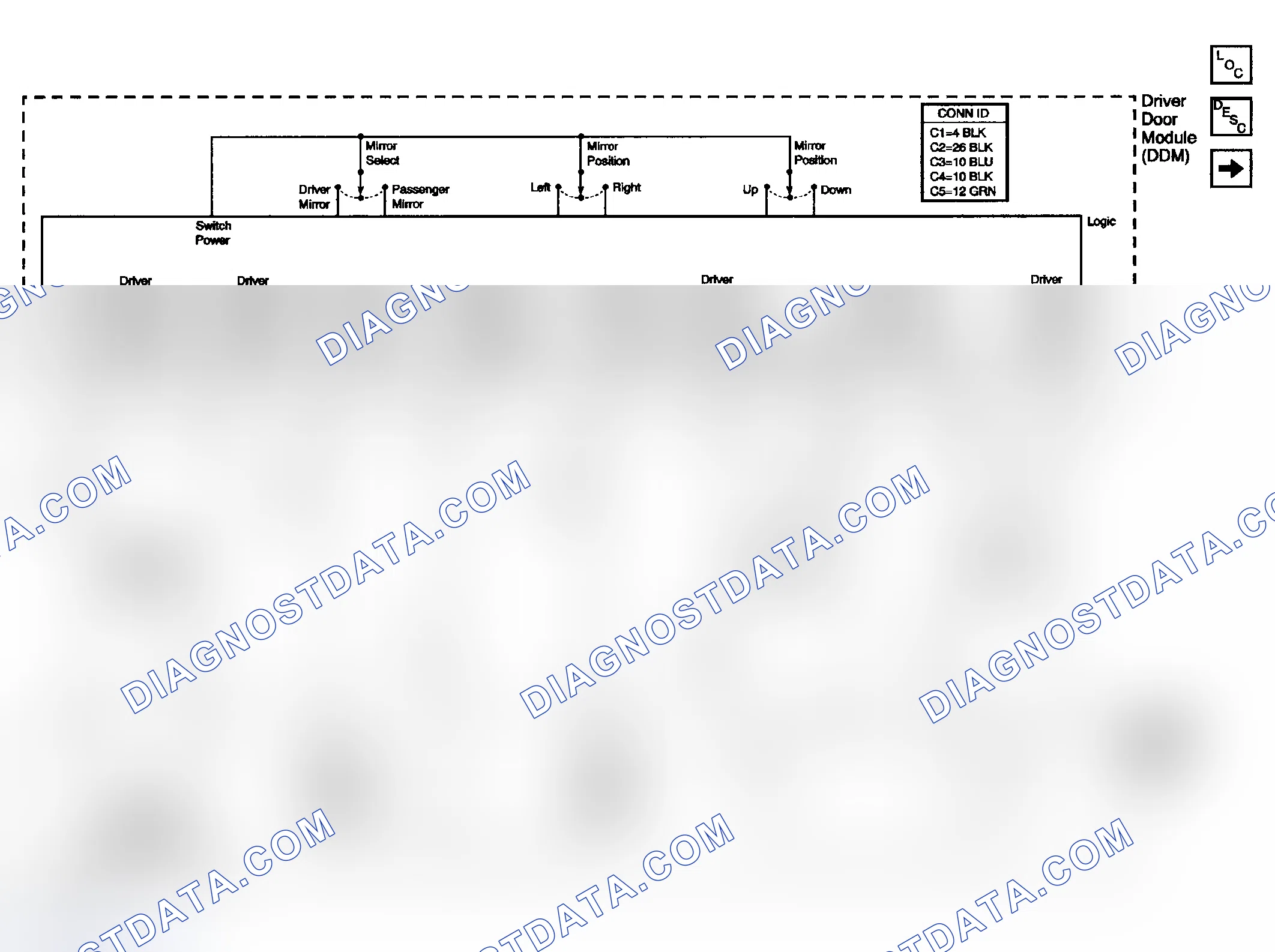 Scheme 54: Outside Mirror Schematics
