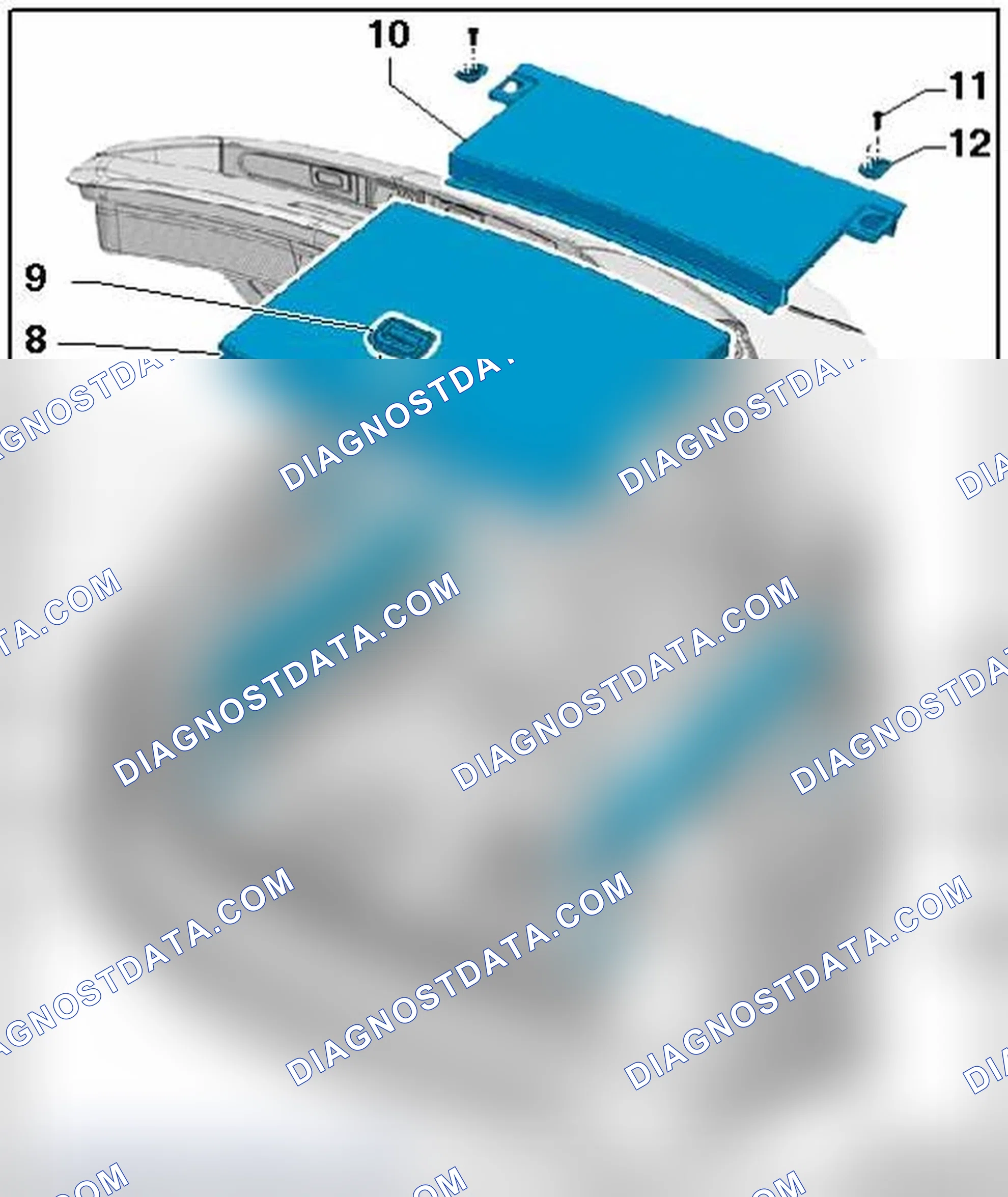 Scheme 164: STORAGE AREA FLOOR WITH GAP COVER