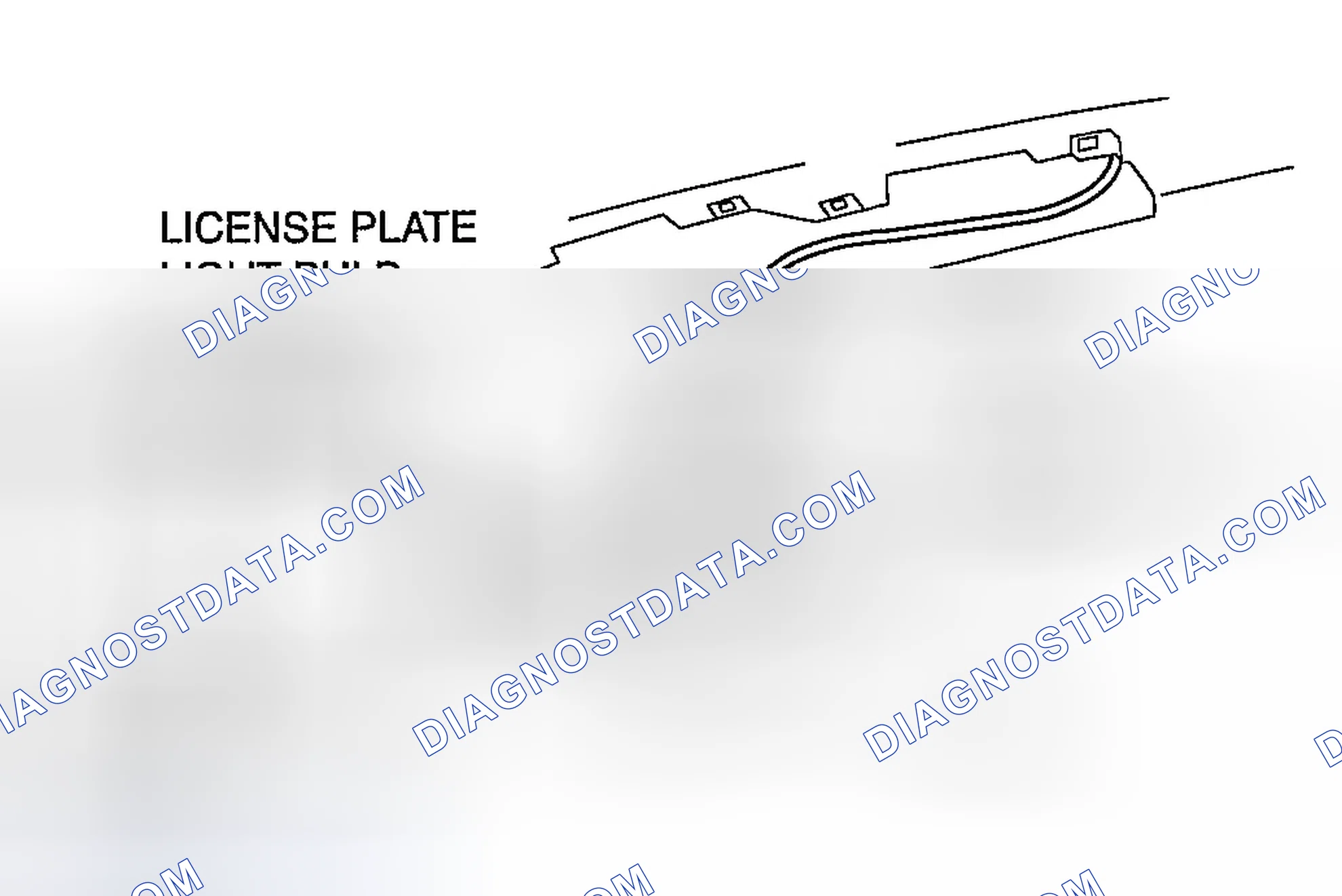 Scheme 35: LICENSE PLATE LIGHT REMOVAL/INSTALLATION