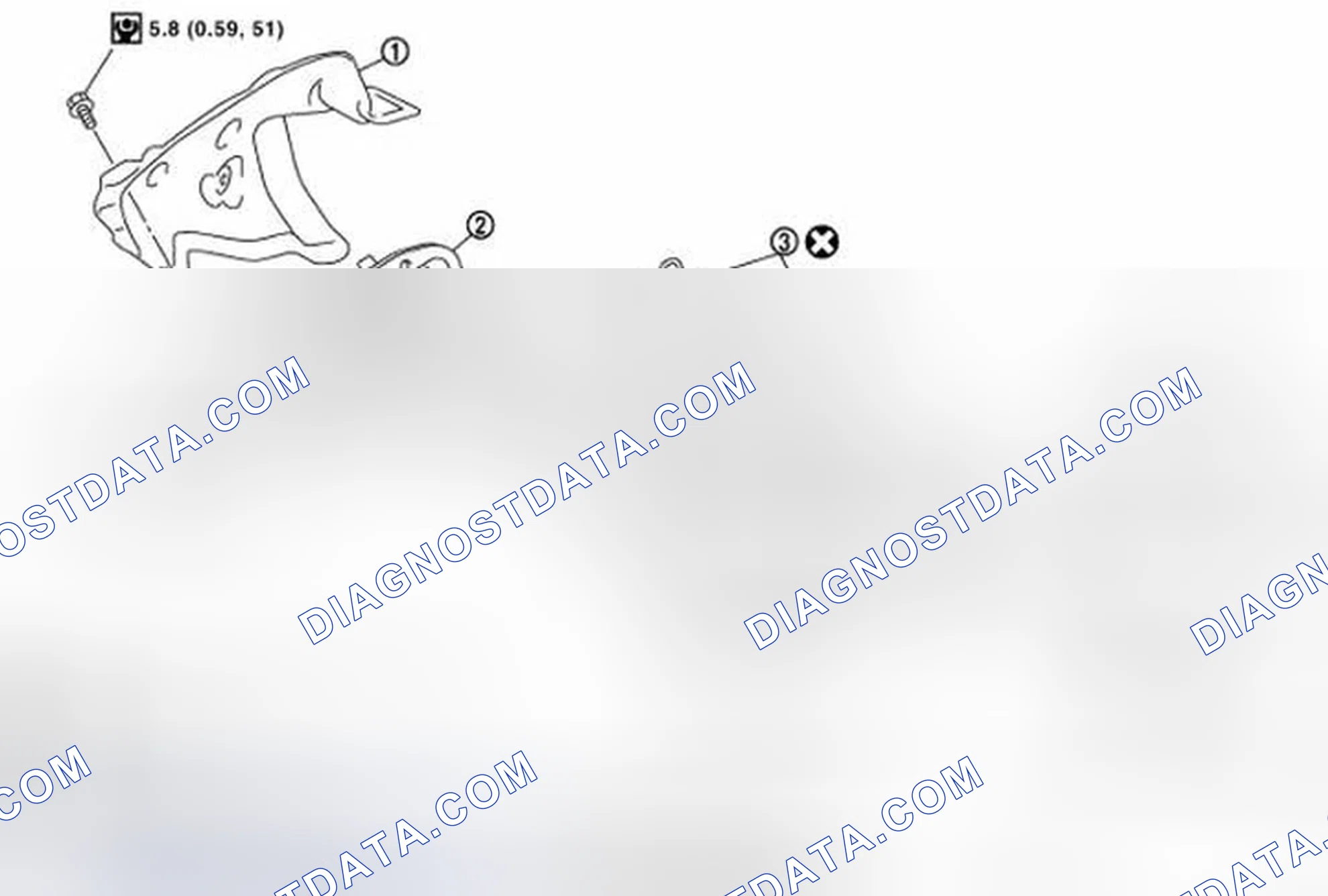 Scheme 425: Identifying Exhaust Manifold And Three Way Catalyst With Torque Specifications